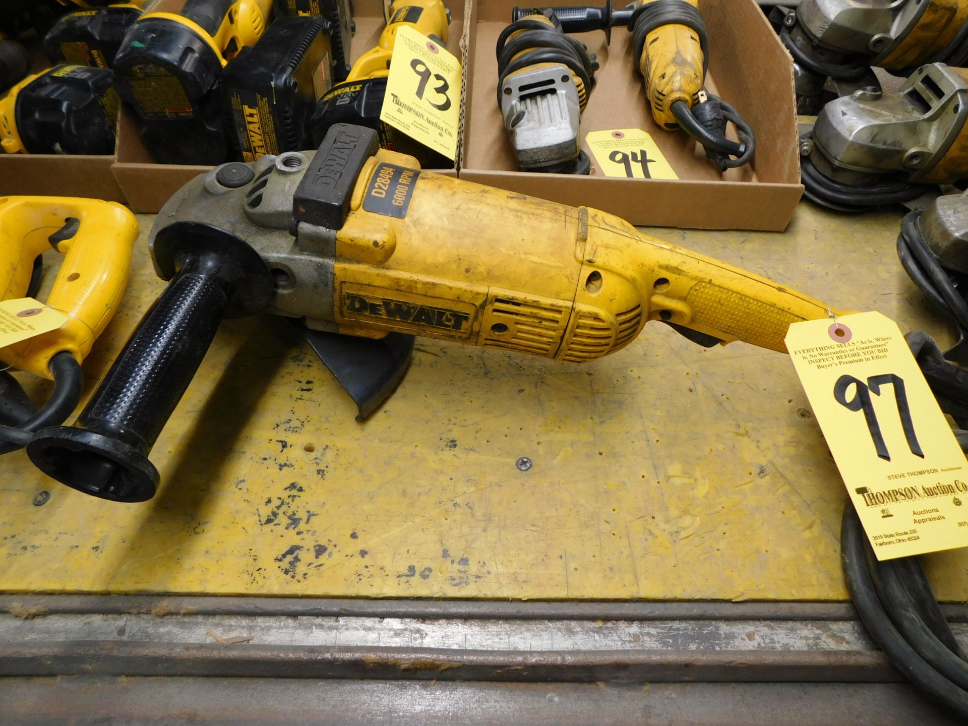 Dewalt D28494, 7"/9" Right Angle Grinder