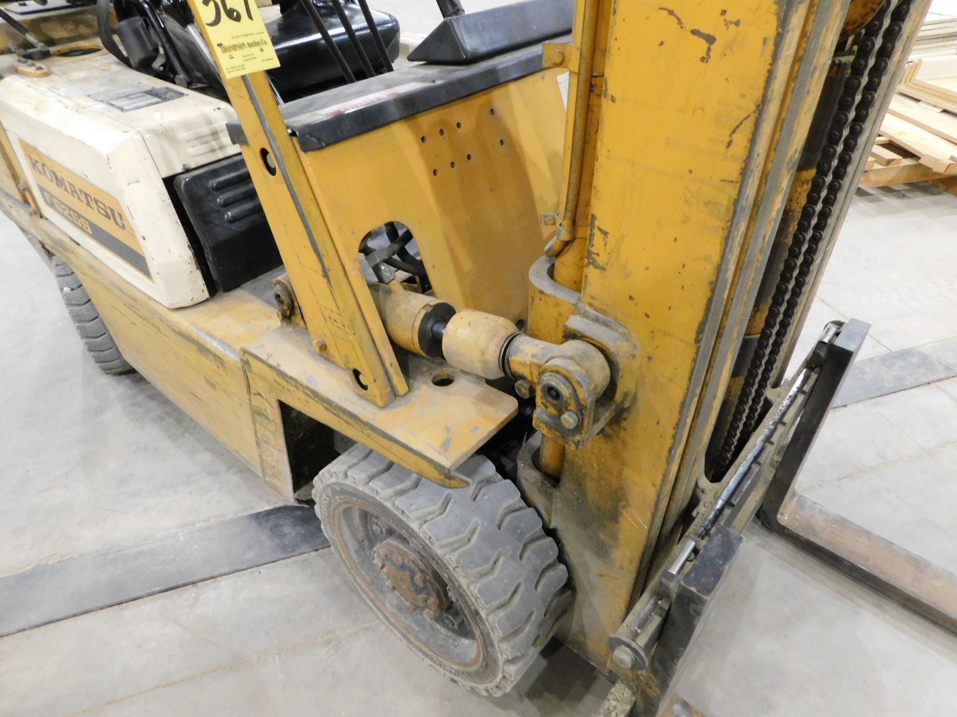 Komatsu Model FG25S-4 Fork Lift, s/n 171908, 4,480 Lb. Capacity, LP, Hard Tire, 3-Stage Mast, 4' - Image 11 of 24