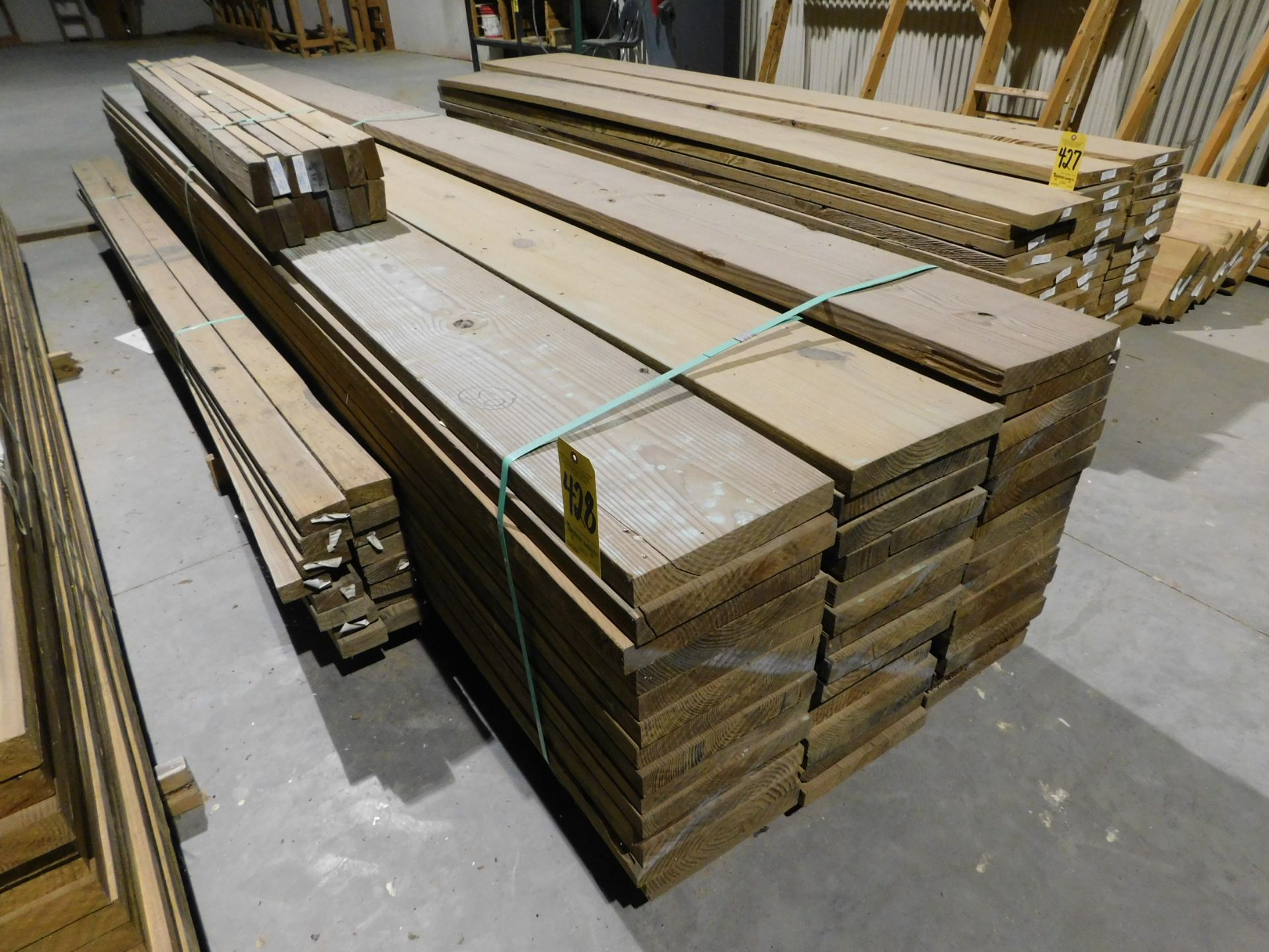 (46) 2 X 12's X 16' Length, (16) 2 X 4's X 12' Length, and (14) 2 X 4's X 8' Length