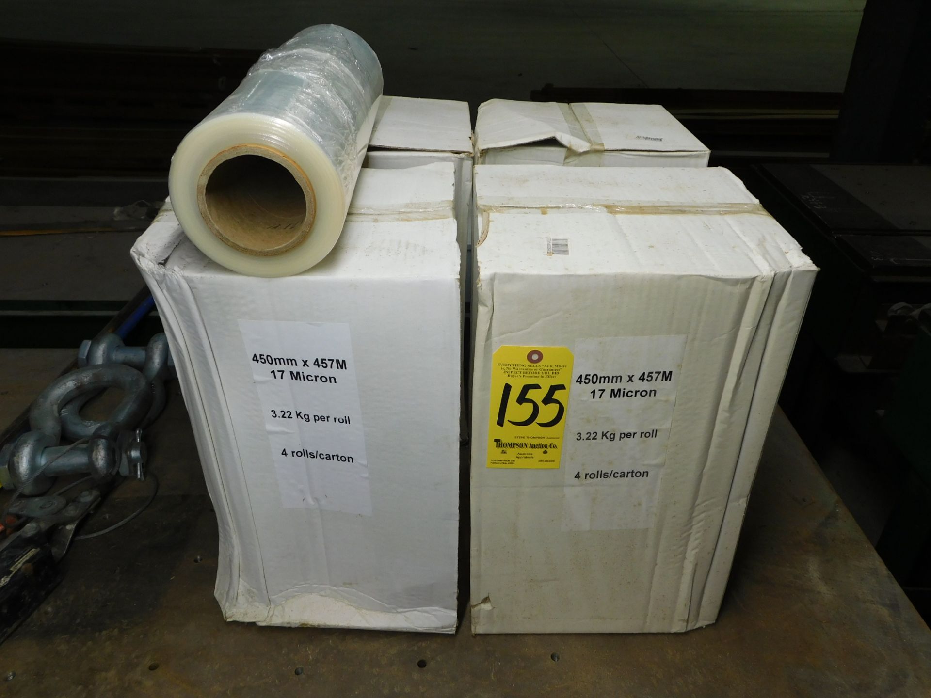 (17) Rolls of Stretch Wrap, 450 mm (17.7") X 457 M (1,500 Ft.)