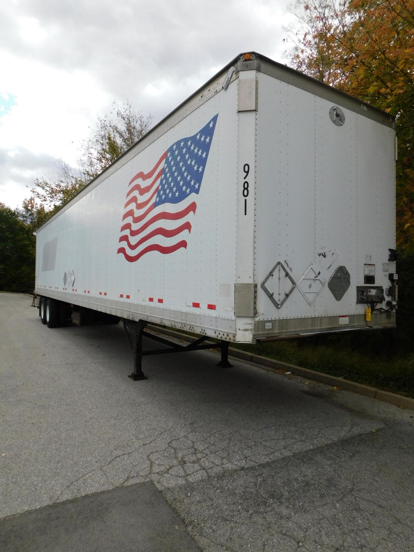 2008 Great Dane 48' Van Trailer with Thirmon 4,000 lb. Liftgate, Roll up Rear Door, 58,000 lb.,