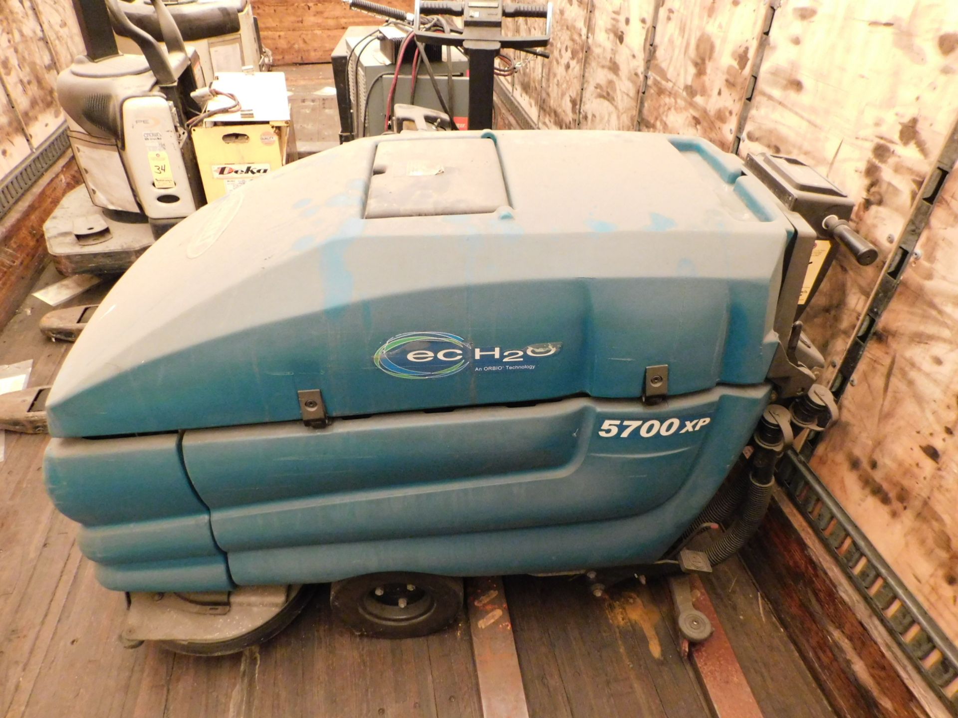 Tennant Model 5700 XP Cylindrical Bruch Floor Scrubber, Location 1 - 1100 Tower Dr., Fort Loramie,