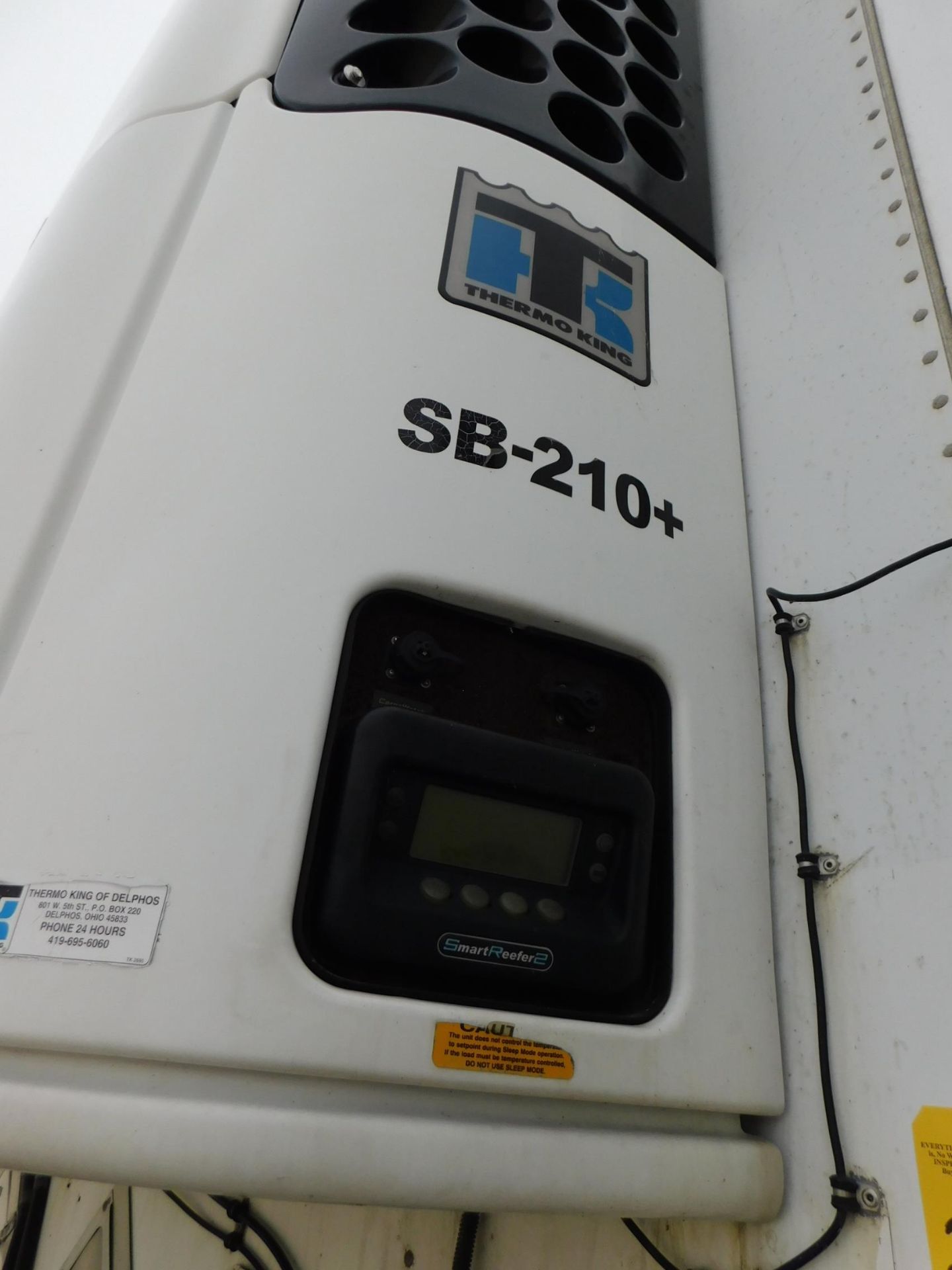 2009 Utility 53' 3000R Reefer Van Trailer, Model VS2RA, Thermo King Model SB-210+, Hours NA, 65, - Image 3 of 9