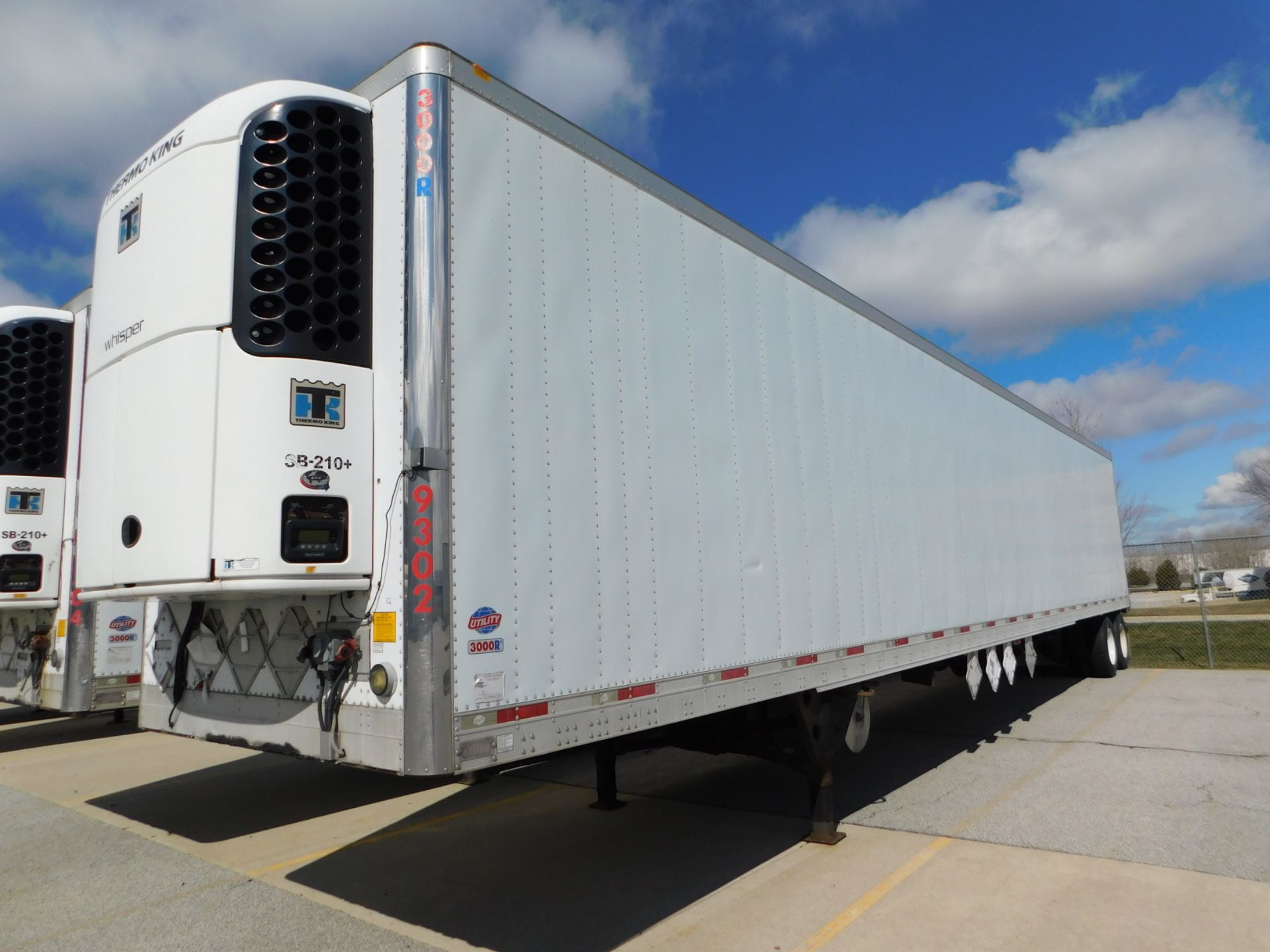 2010 Utility 53' 3000R Reefer Van Trailer, Model VS2RA, Thermo King Model SB-210+, Hours NA, 65,