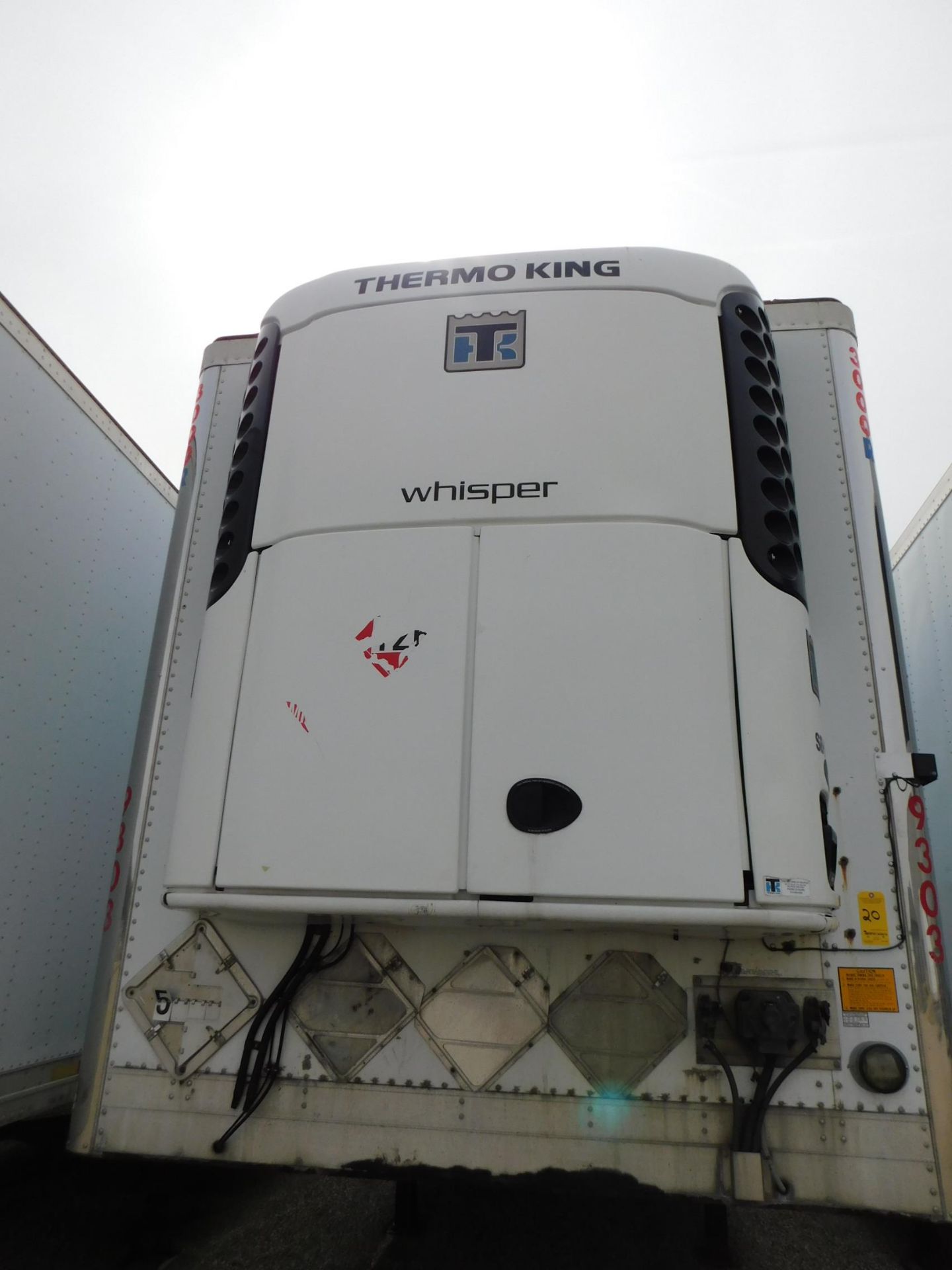 2010 Utility 53' 3000R Reefer Van Trailer, Model VS2RA, Thermo King Model SB-210+, 14,649 Total - Image 3 of 10