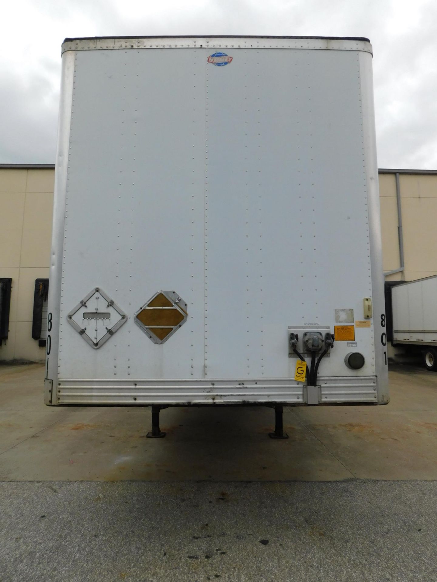 2006 Utility 53' Van Trailer, Model VS2DC, 65,000 lb. GVWR, VIN 1UYVS25396G002801, Roll Up Rear