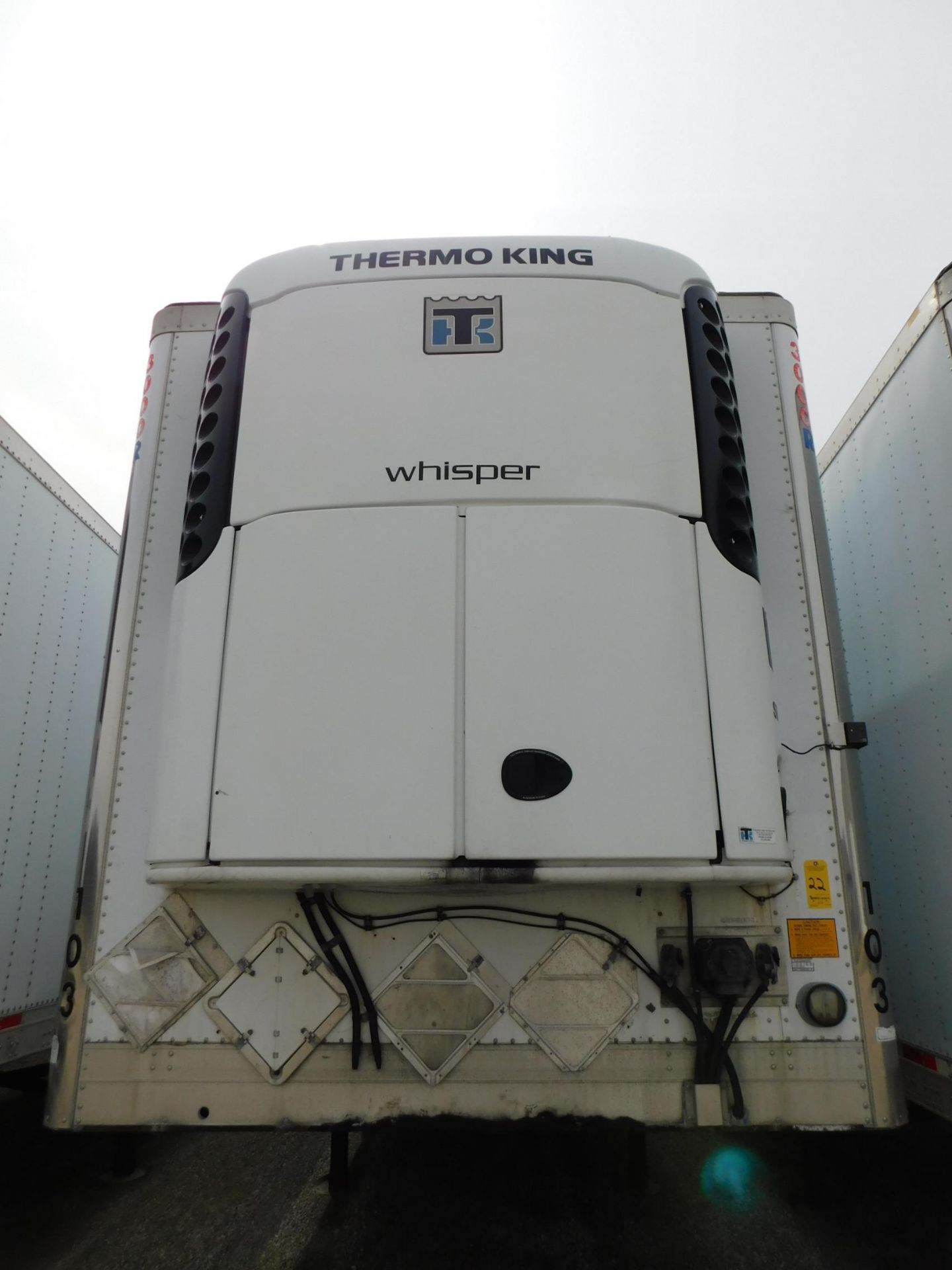 2009 Utility 53' 3000R Reefer Van Trailer, Model VS2RA, Thermo King Model SB-210+, Hours NA, 65, - Image 4 of 9