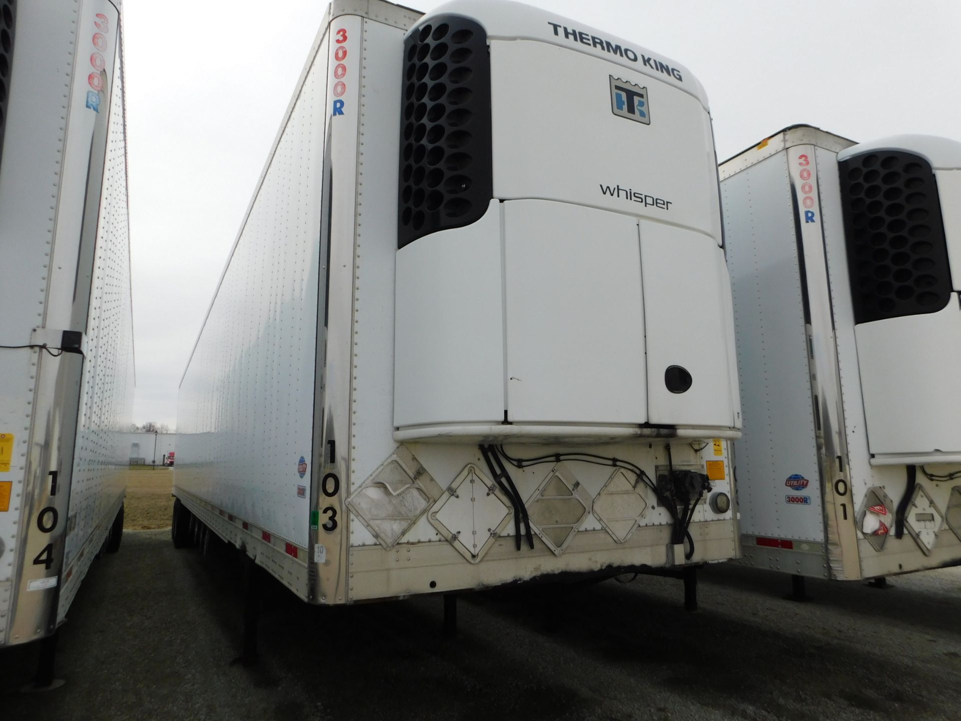 2009 Utility 53' 3000R Reefer Van Trailer, Model VS2RA, Thermo King Model SB-210+, Hours NA, 65,