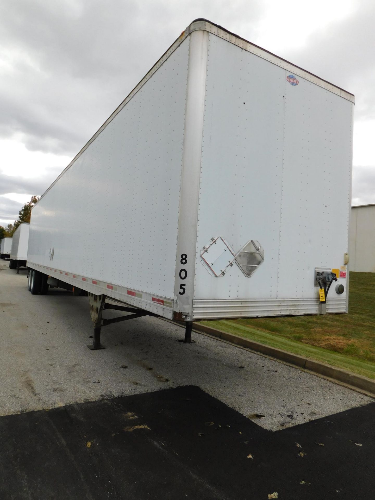 2006 Utility 53' Van Trailer, Model VS2DC, 65,000 lb. GVWR, VIN 1UYVS25366G002805, Roll Up Rear - Image 3 of 21