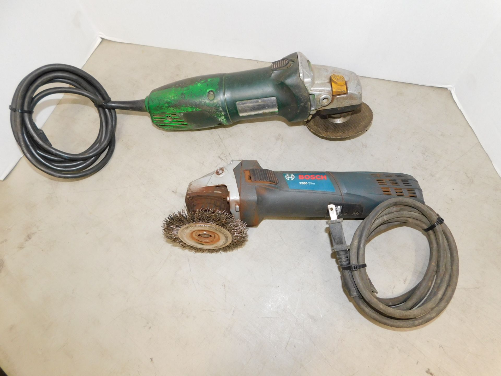 Bosch and Metabo 4 1/2" Grinders