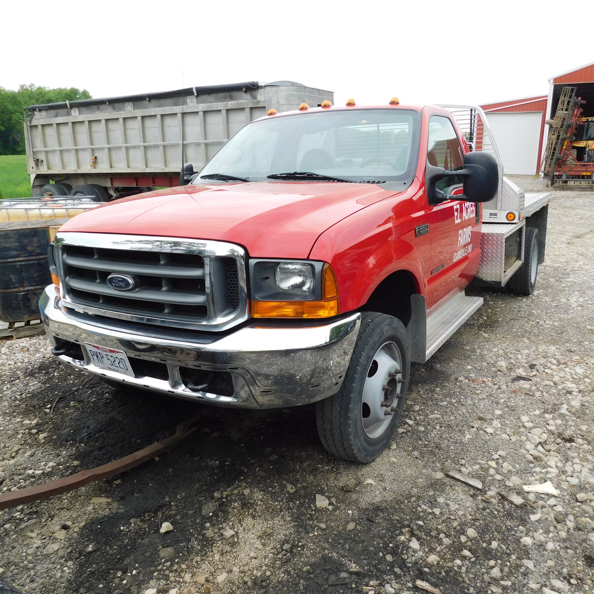 Ford Model F-550XL Super Duty Stake Bed Truck, New 2000, Electric Dump Bed, Dually, Power Stroke V8 - Image 12 of 37