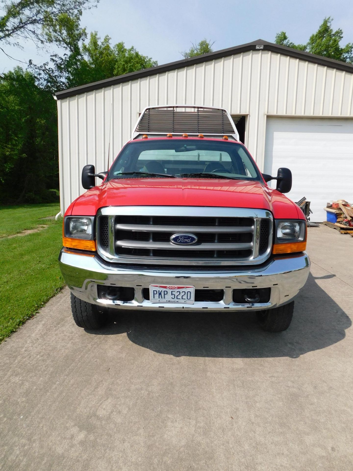 Ford Model F-550XL Super Duty Stake Bed Truck, New 2000, Electric Dump Bed, Dually, Power Stroke V8 - Image 32 of 37