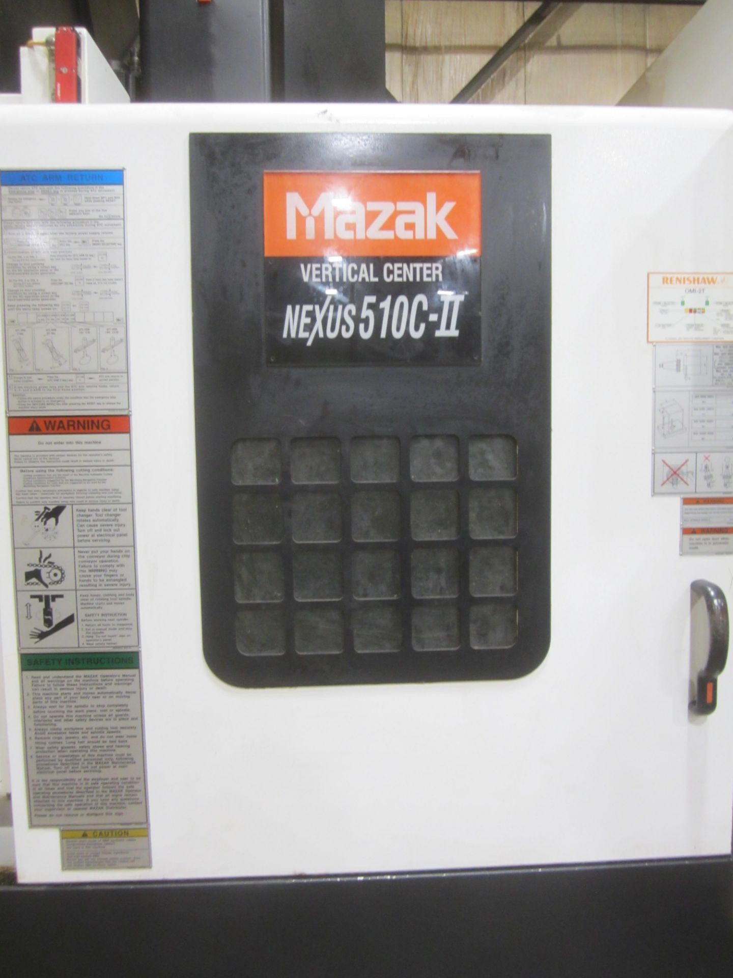 Mazak Model Nexus 510C-II CNC Vertical Machining Center, s/n 219687, New 2010, Nexus Matrix CNC - Image 9 of 14