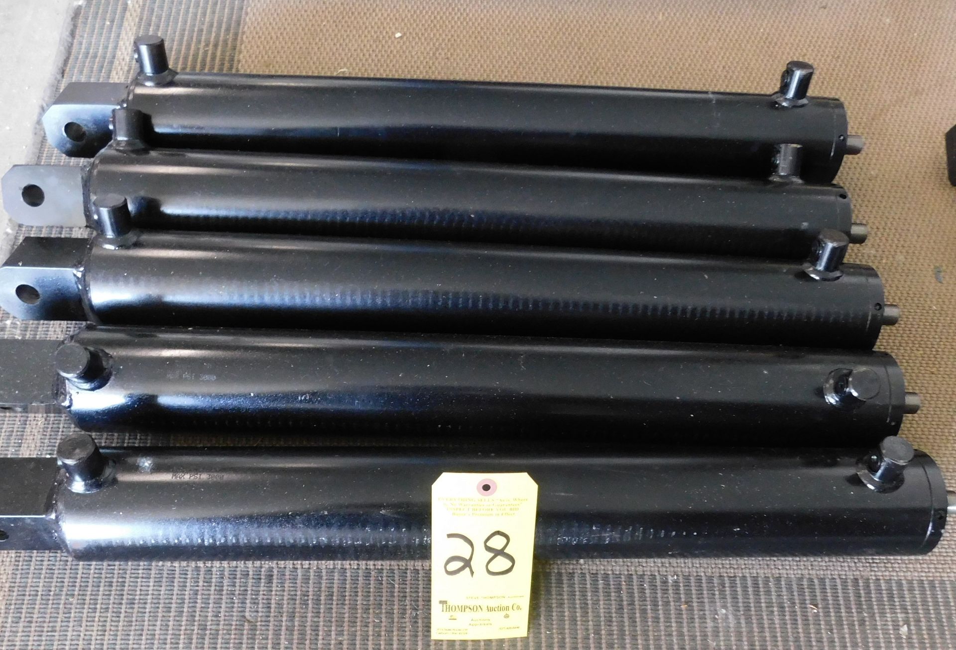 (5) Best Metal Products Double Acting Hydraulic Cylinders, Part #A-300-21-00, 3,000 Max. PSI, 21"