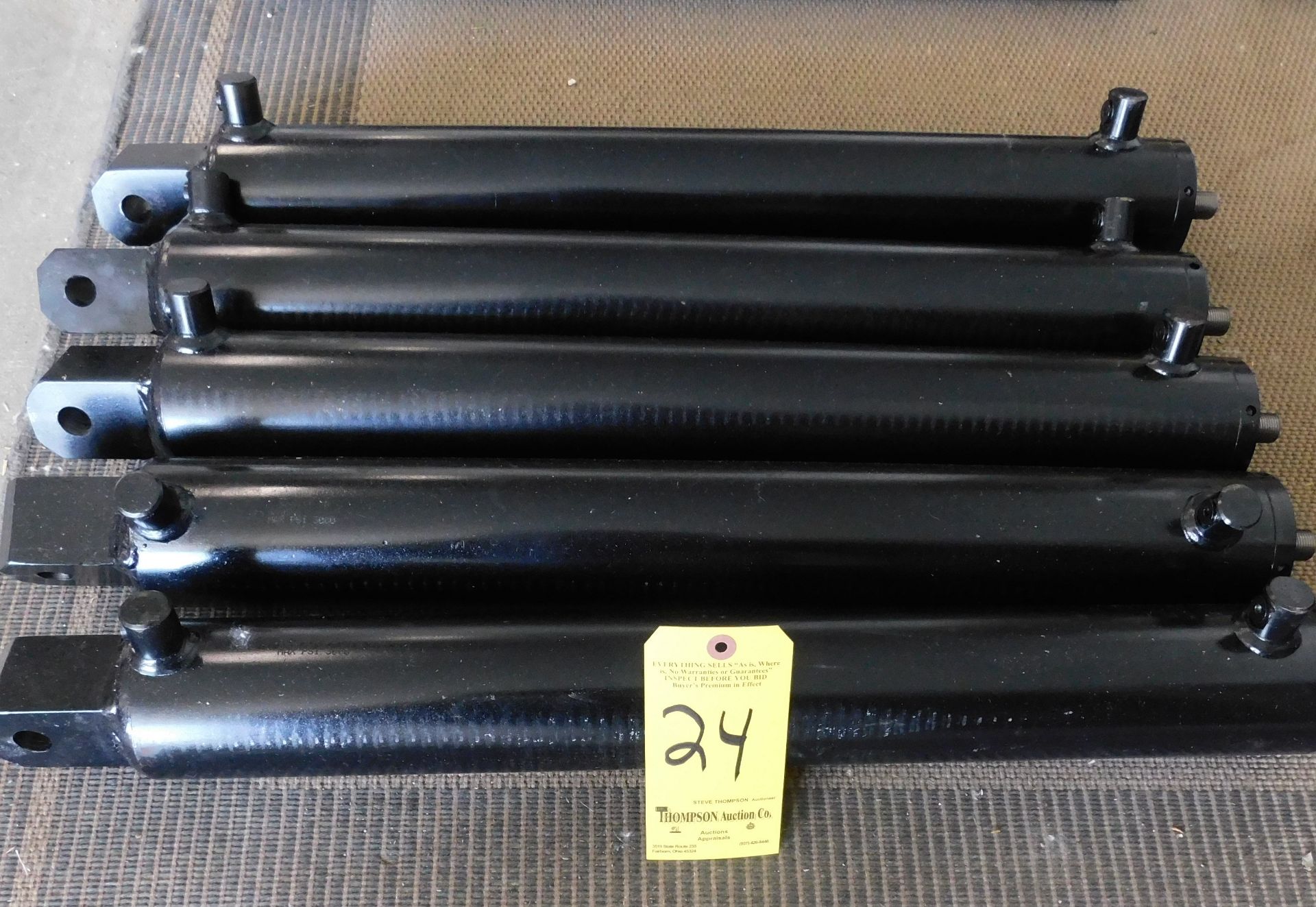 (5) Best Metal Products Double Acting Hydraulic Cylinders, Part #A-300-21-00, 3,000 Max. PSI, 21"