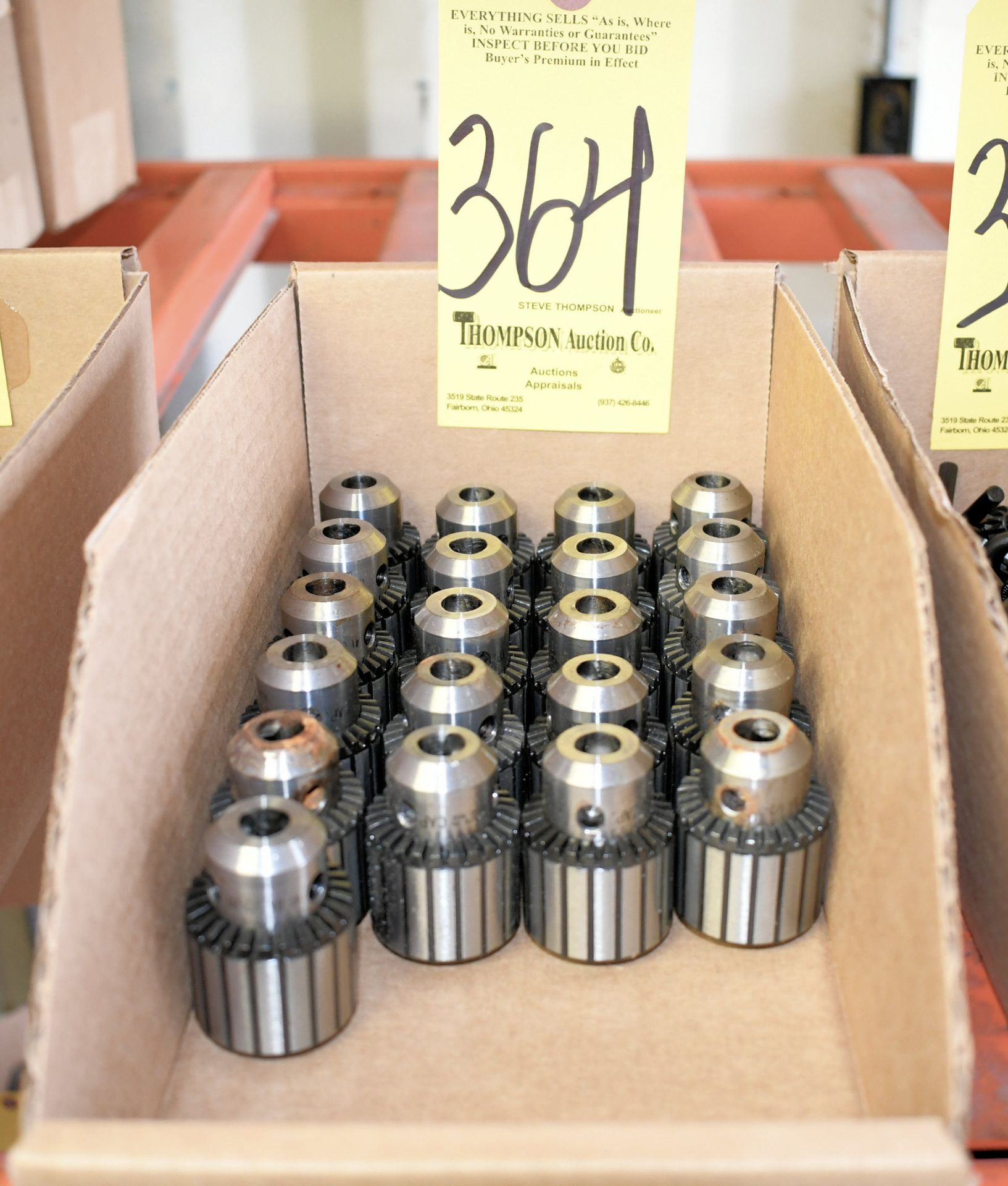 Lot-(21) Jacobs 41BA, 0-3/8" Drill Chucks in (1) Box, (Container 2)