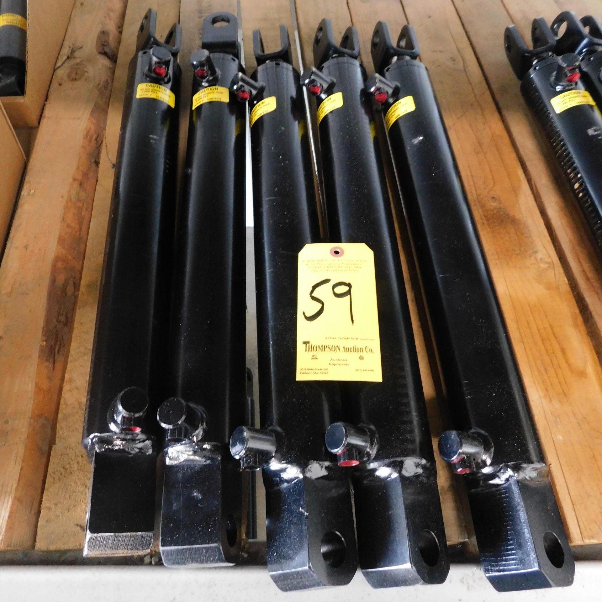 (5) Best Metal Prducts Double Acting Hydraulic Cylinders, 3,000 Max. PSI, 16" Est. Stroke, 2"