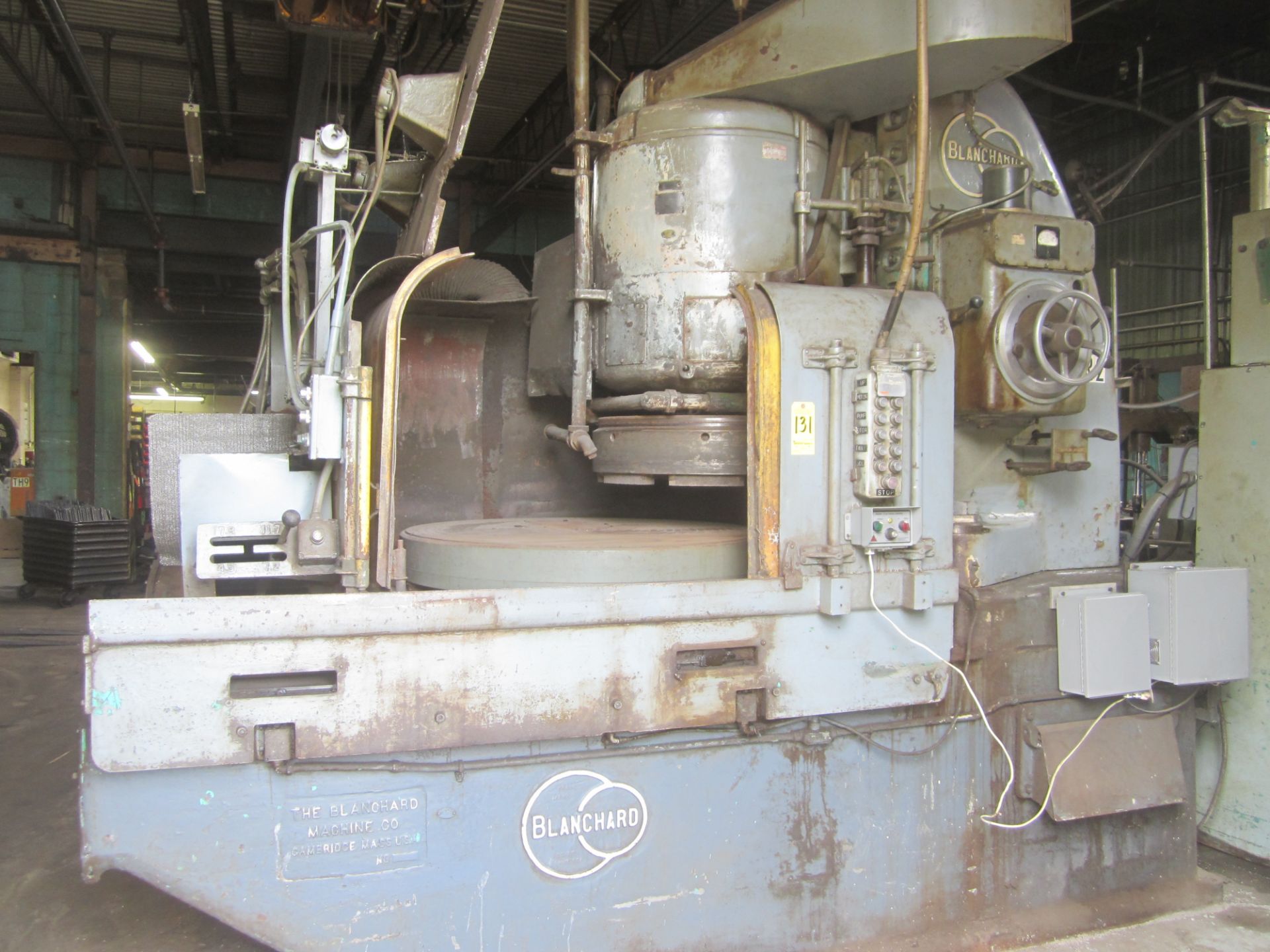 Blanchard 48" Rotary Surface Grinder, s/n 9802, 24" Segmented Wheel, Magnetic Chuck Recently Rebuilt - Image 2 of 15