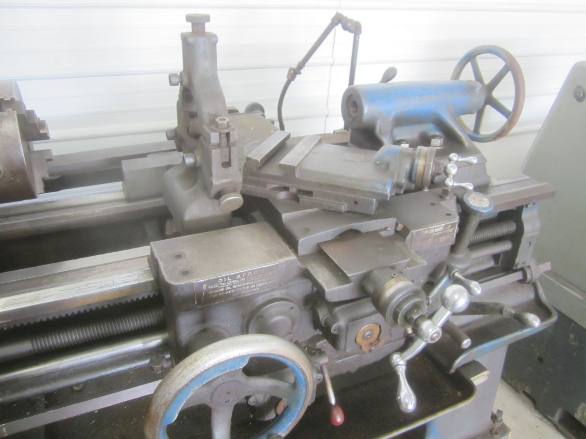 Reed Prentice 14" X 36" Engine Lathe, s/n Unknown, Taper Attachment, Steady Rest, 6" 3-Jaw Chuck - Image 5 of 9