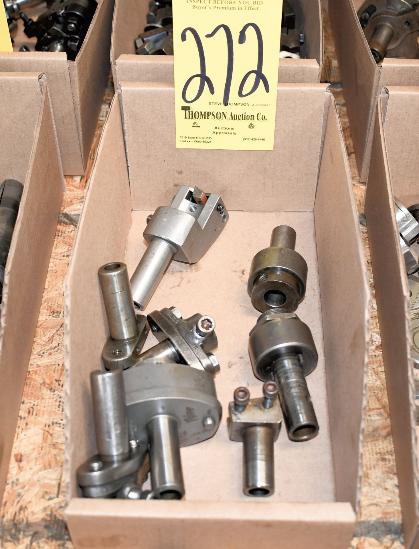 Lot-(1) Knee Tool Holder, (4) Adjustable Tool Holders, etc. in (1) Box, (Main Bldg)