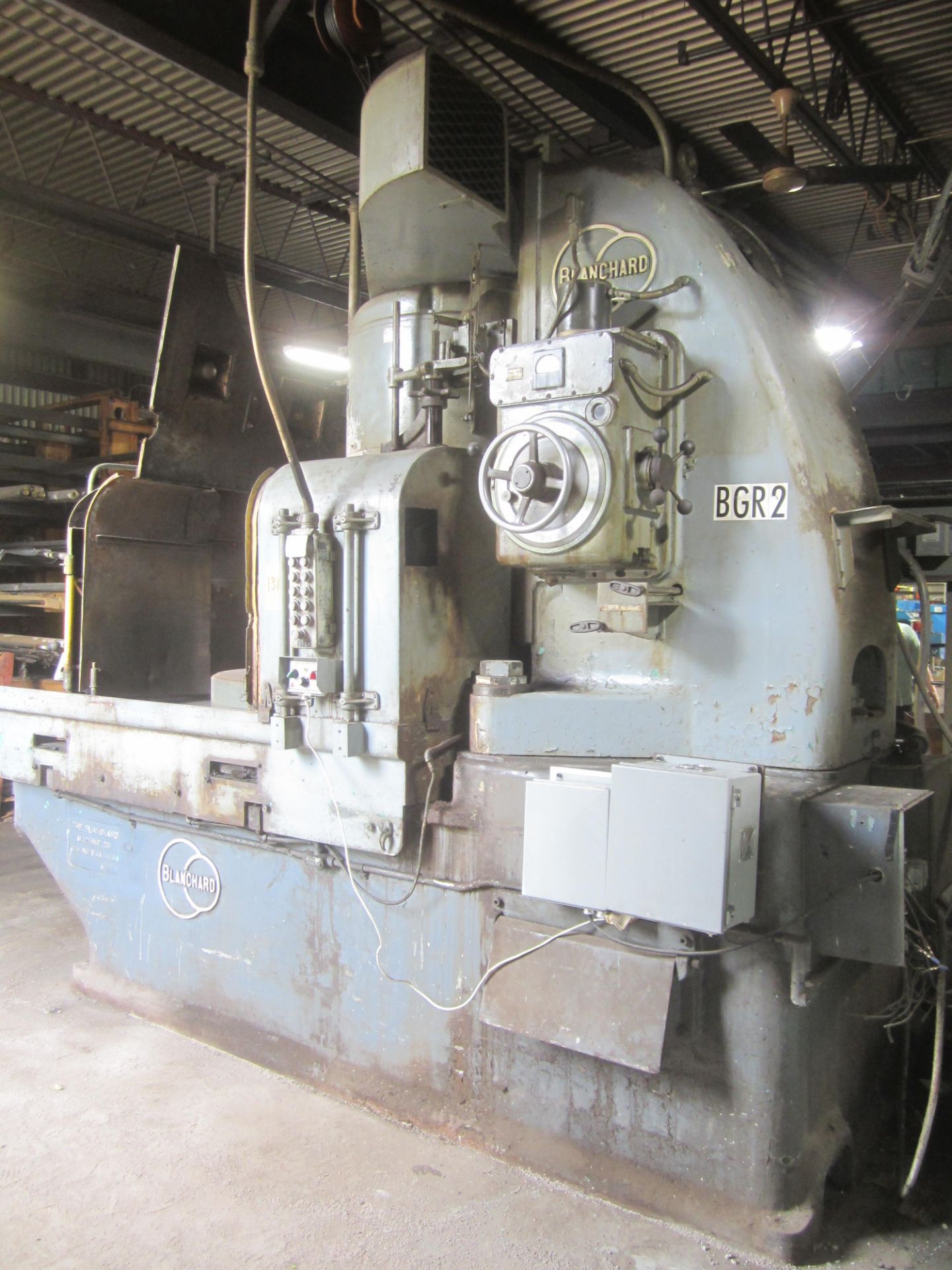 Blanchard 48" Rotary Surface Grinder, s/n 9802, 24" Segmented Wheel, Magnetic Chuck Recently Rebuilt - Image 4 of 15