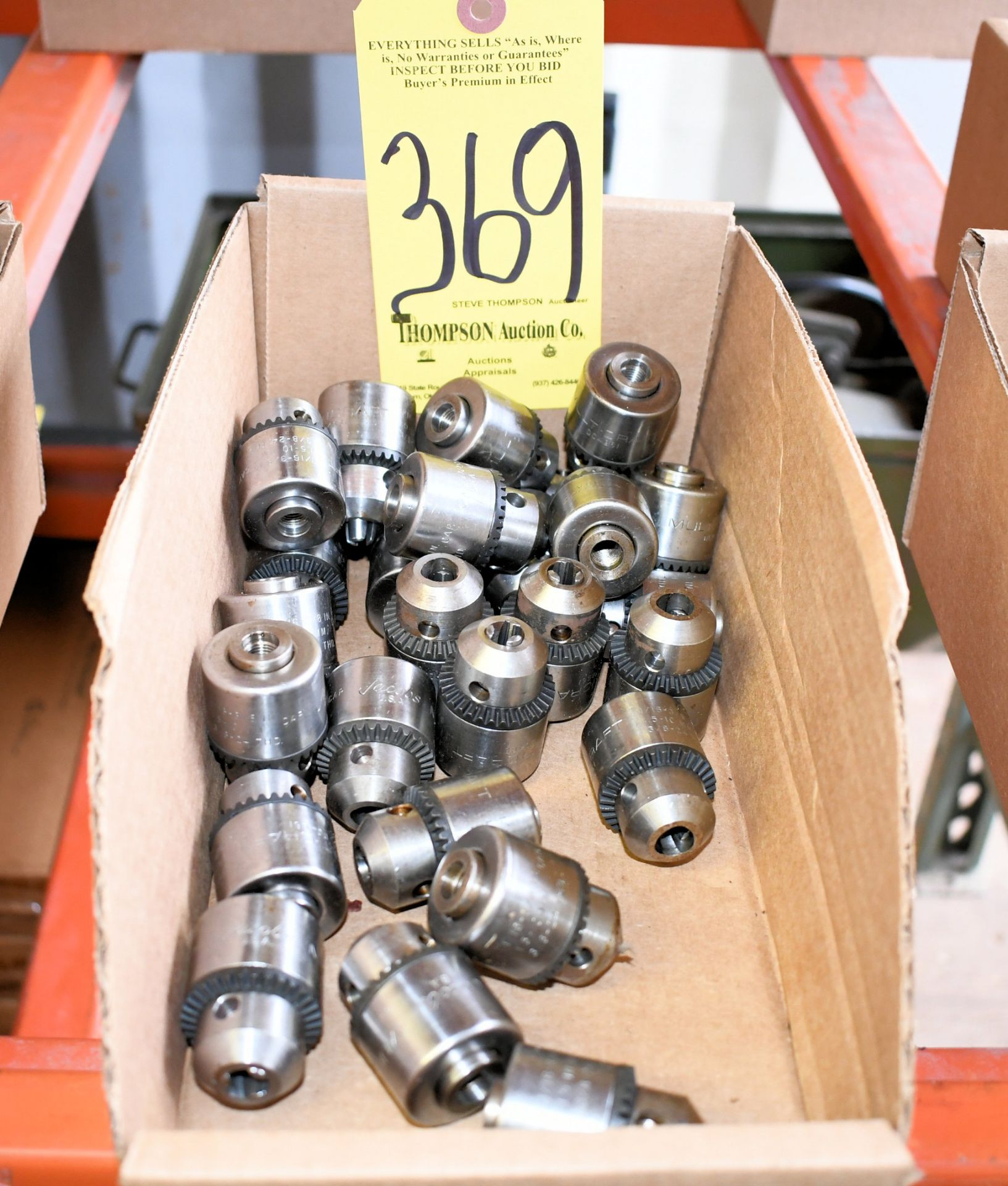 Lot-(28) Jacobs DC4G61, 1/16" - 3/8" Drill Chucks in (1) Box, (Container 2)