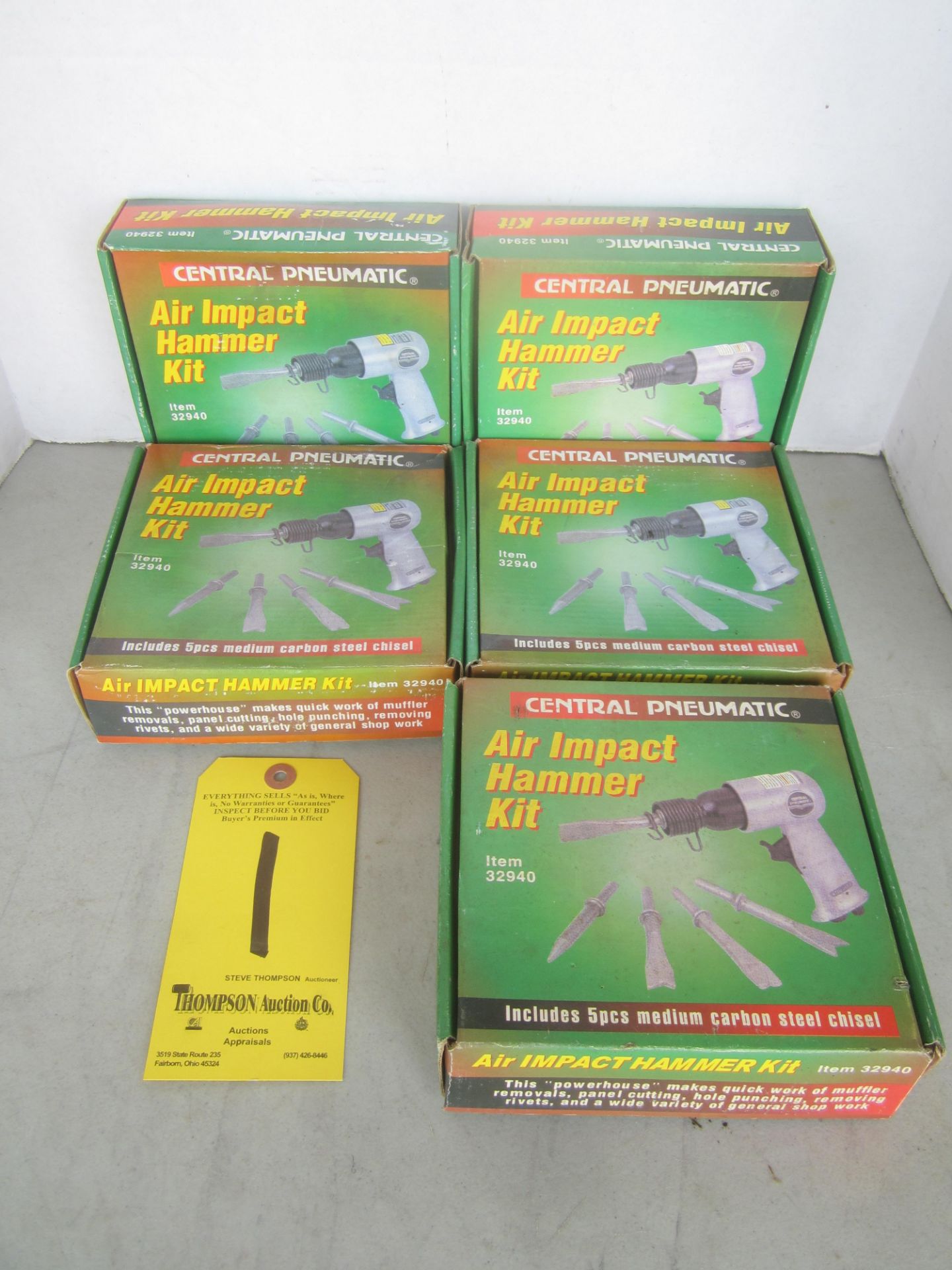 (5) Central Pneumatic Air Impact Hammer Kit