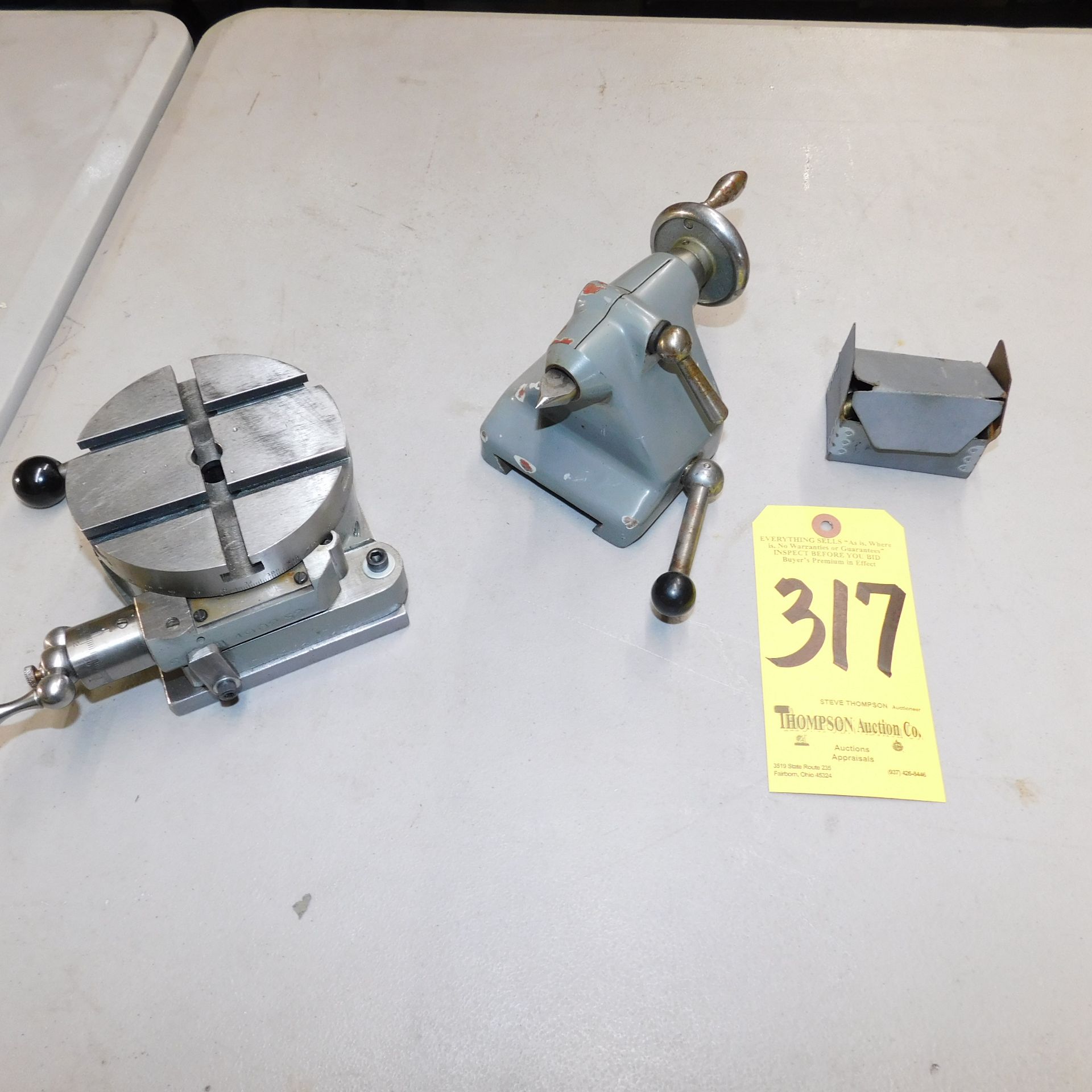 South Bend Rotary Table with Tailstock and Hardware, 4 1/2"