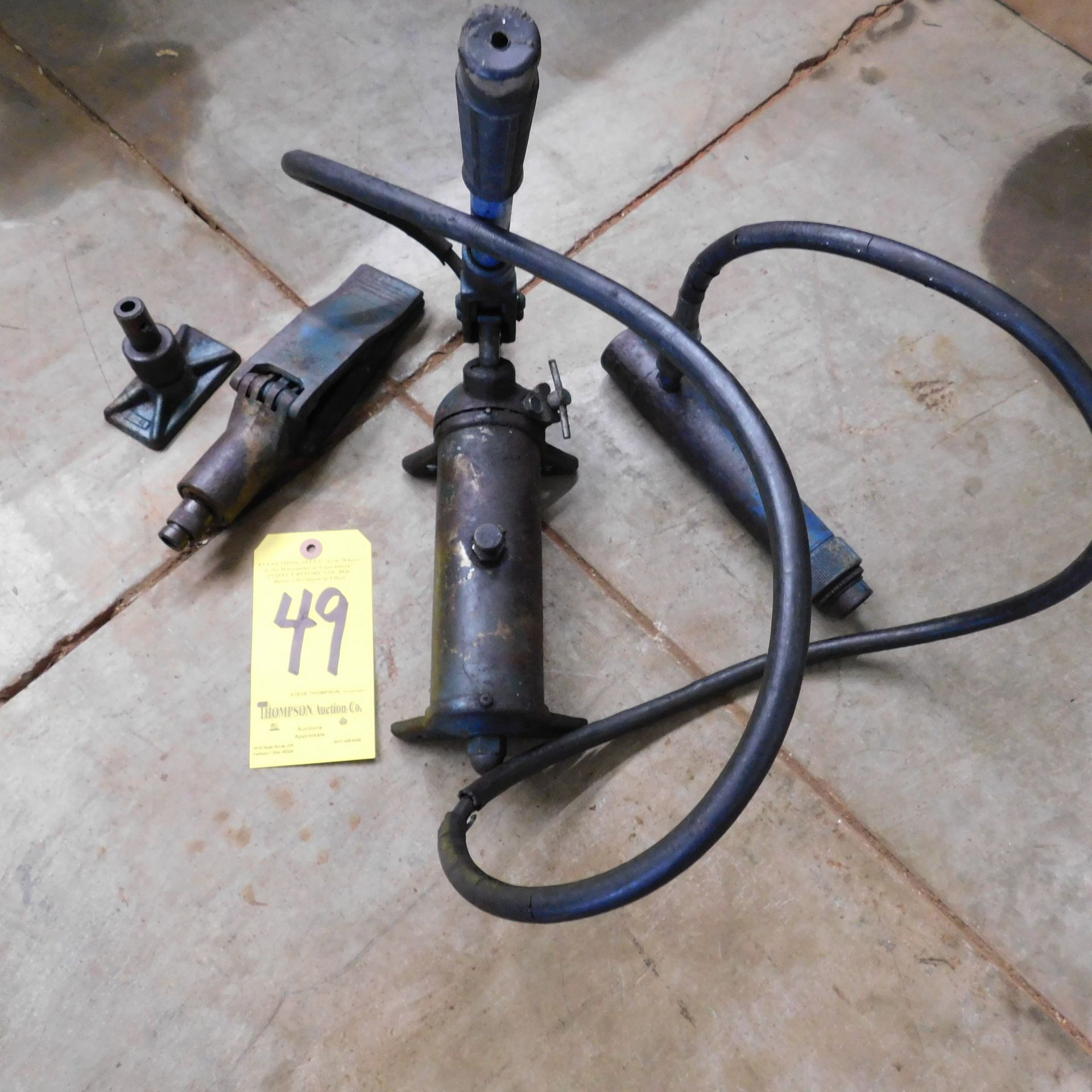 Hand Operated Hydraulic Pump with Cylinder