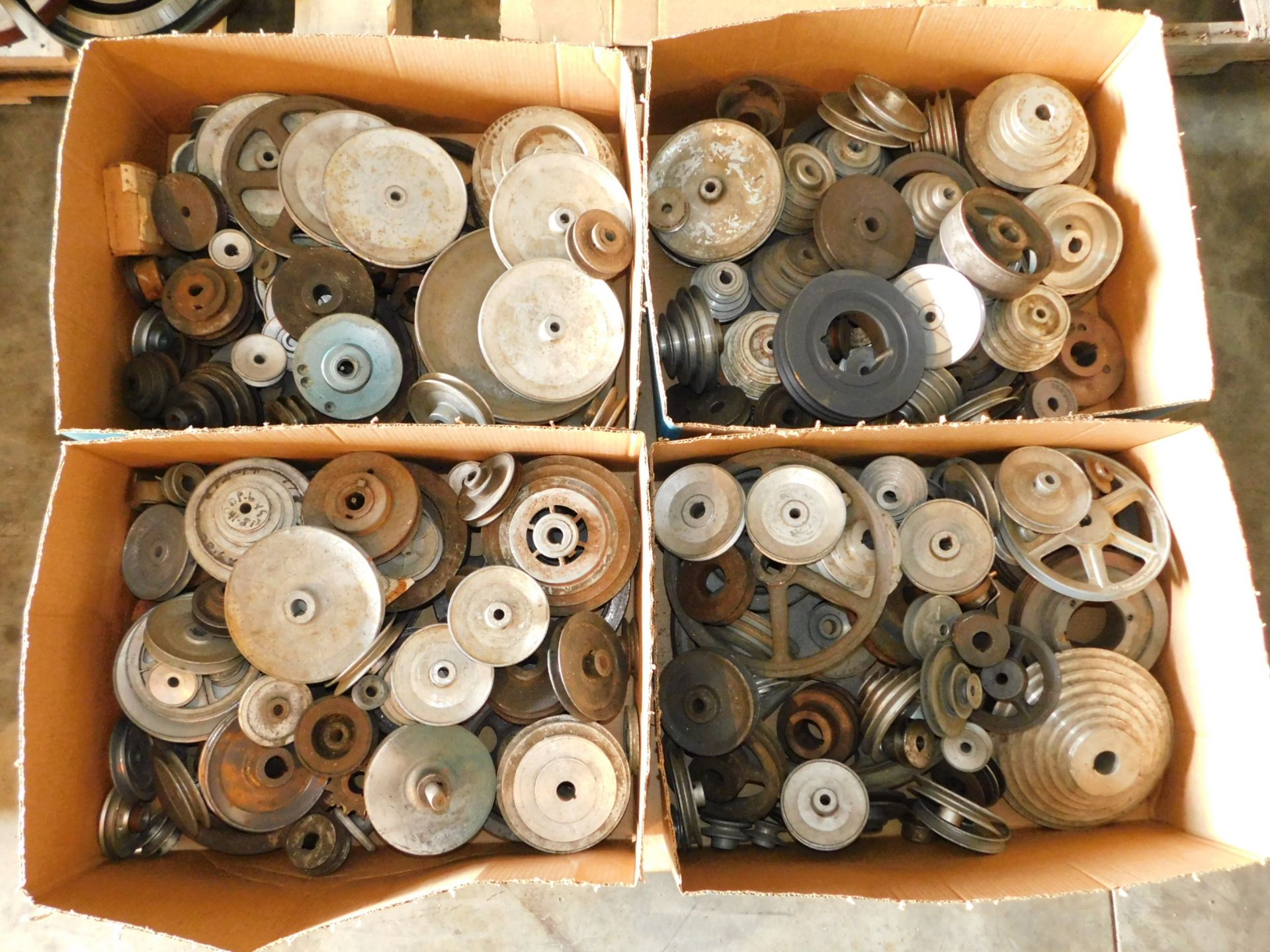 (4) Boxes of Pulleys