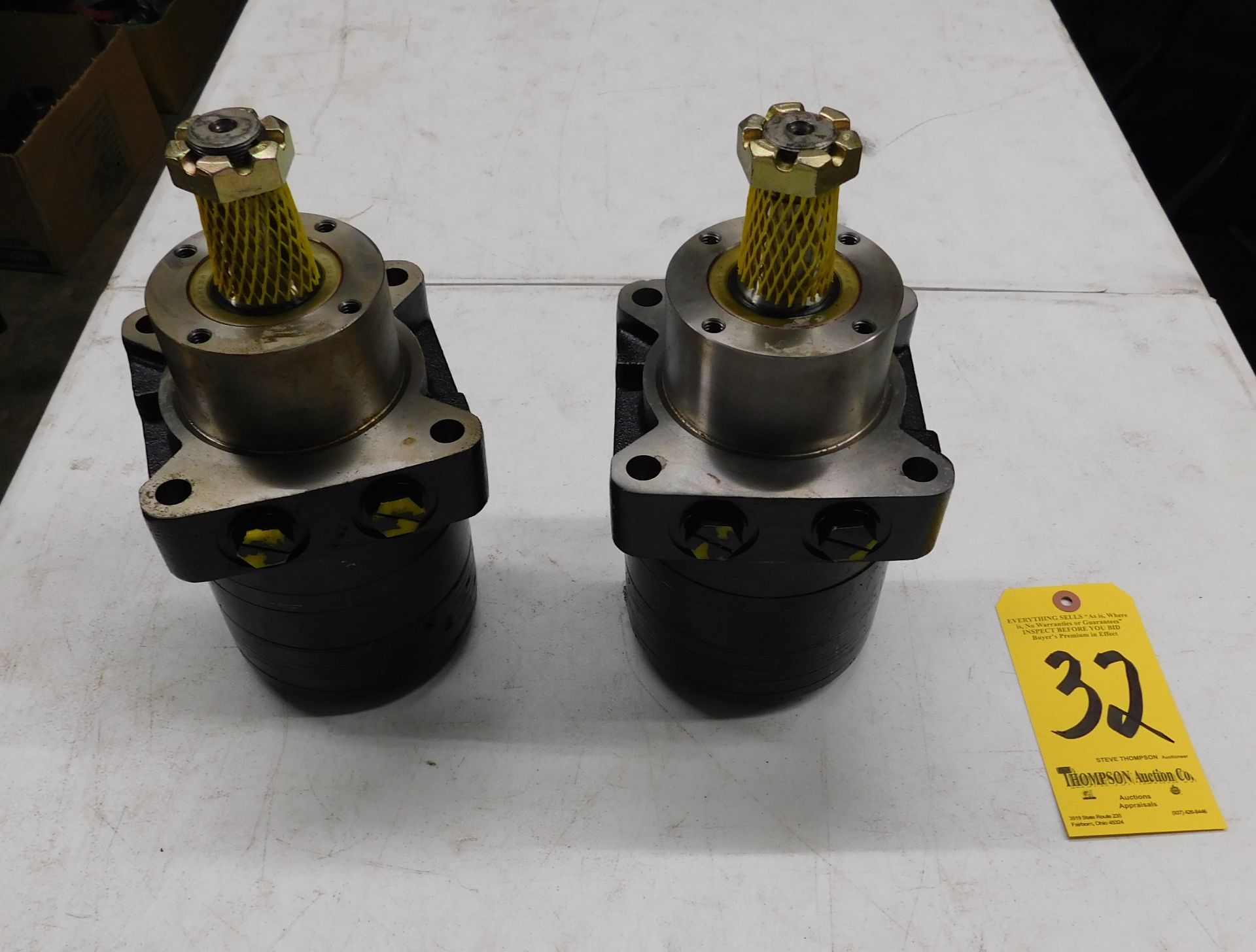 (2) Parker #0240LS080AAFB Hydraulic Motors