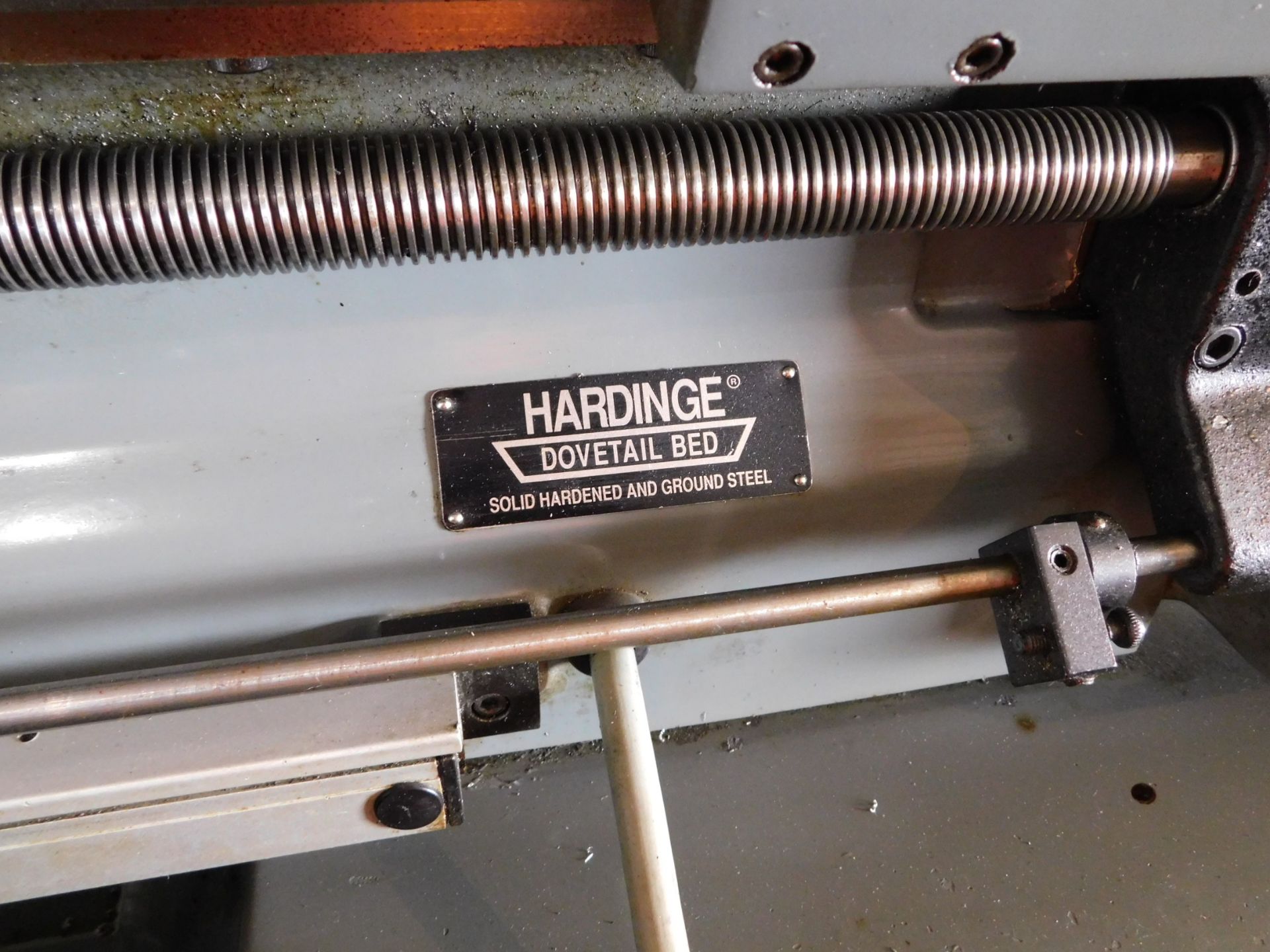 Hardinge HLV-H Precision Tool Room Lathe, s/n HLV-H-211T, 6 3/4" Bed Width, Inch/Metric, Accurite D. - Image 15 of 20