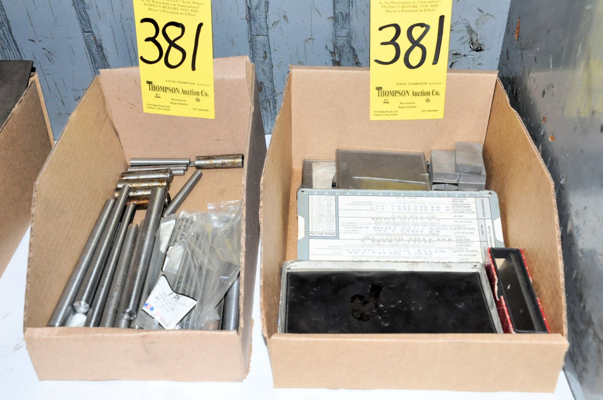 Lot-Pin Gauges, Surface Roughness Gauges, etc. in (2) Boxes