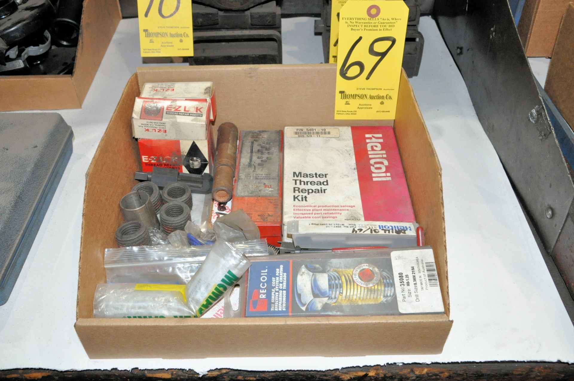 Lot-HeliCoil Repair Supplies in (1) Box