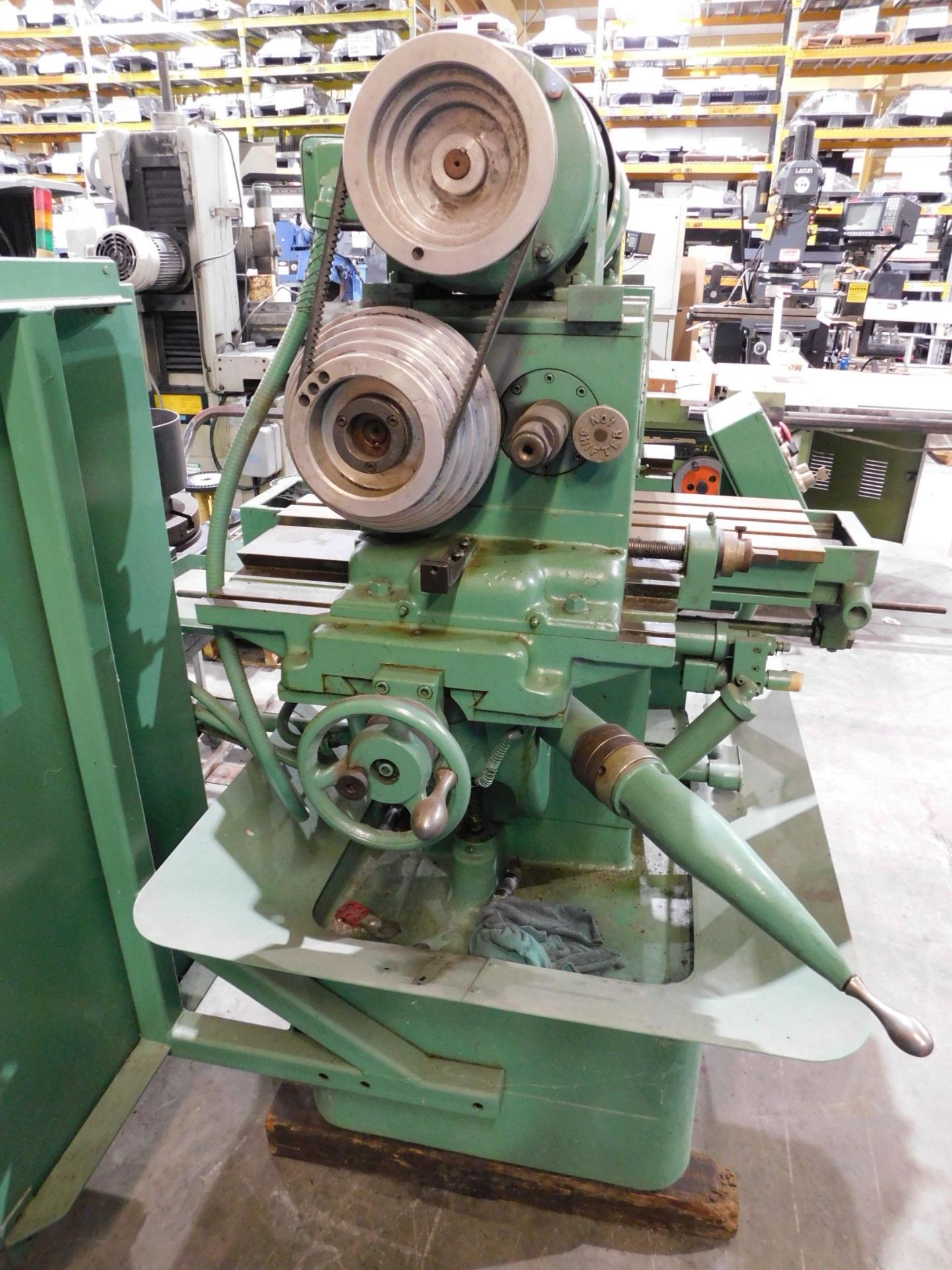 Nichols Opposed Head Horizontal Production Mill s/n TM-552, 2 HP Spindle Motors, 10"X30" Table - Image 6 of 6