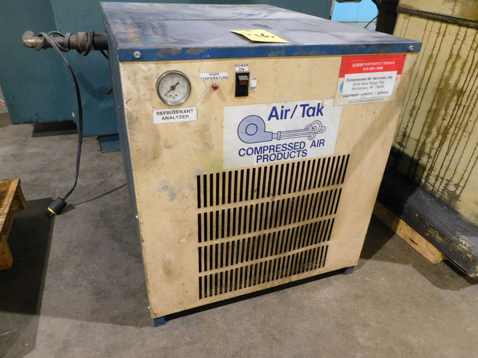 Air Tak Model D-100-A Refrigerated Air Dryer, 115V, 1 Phase