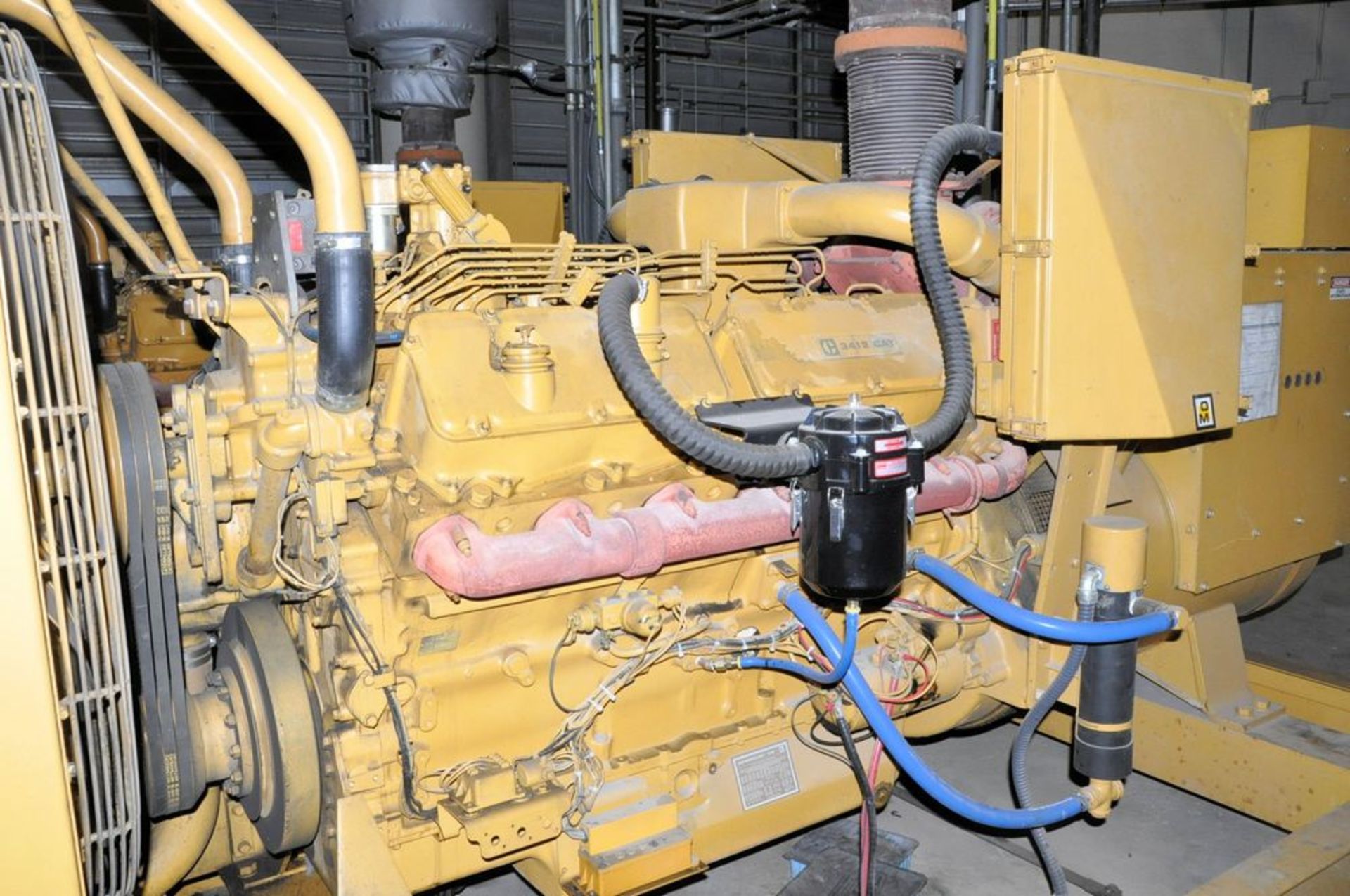 Caterpillar Model SR4, 650-KVA 520-KW Diesel Powered Standby Generator, S/n 5N5078, 520 KW - Image 5 of 8