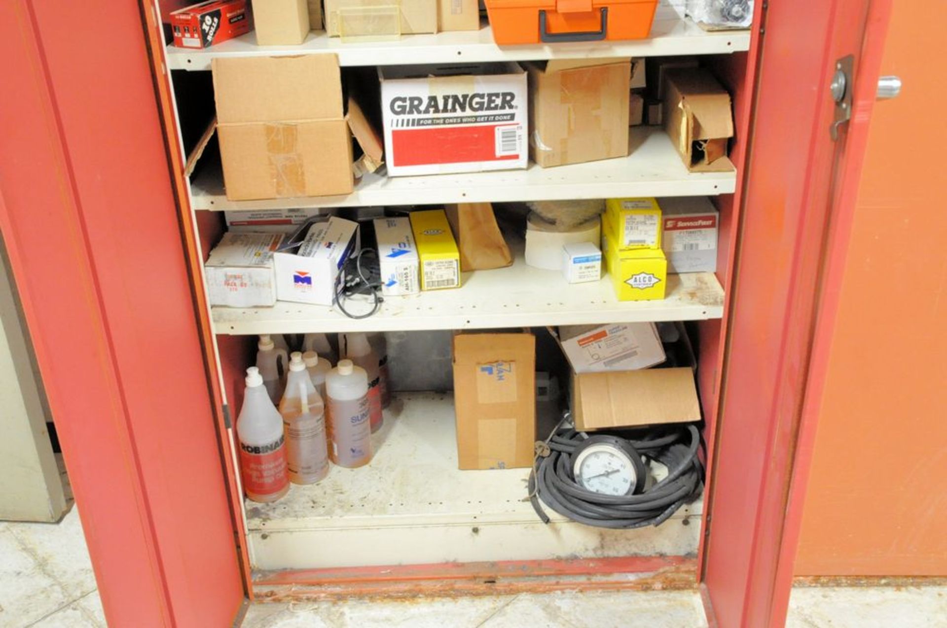 Lot-(4) 2-Door Storage Cabinets with General Maintenance Contents, (Maintenance Shop-HVAC Room), ( - Image 13 of 13