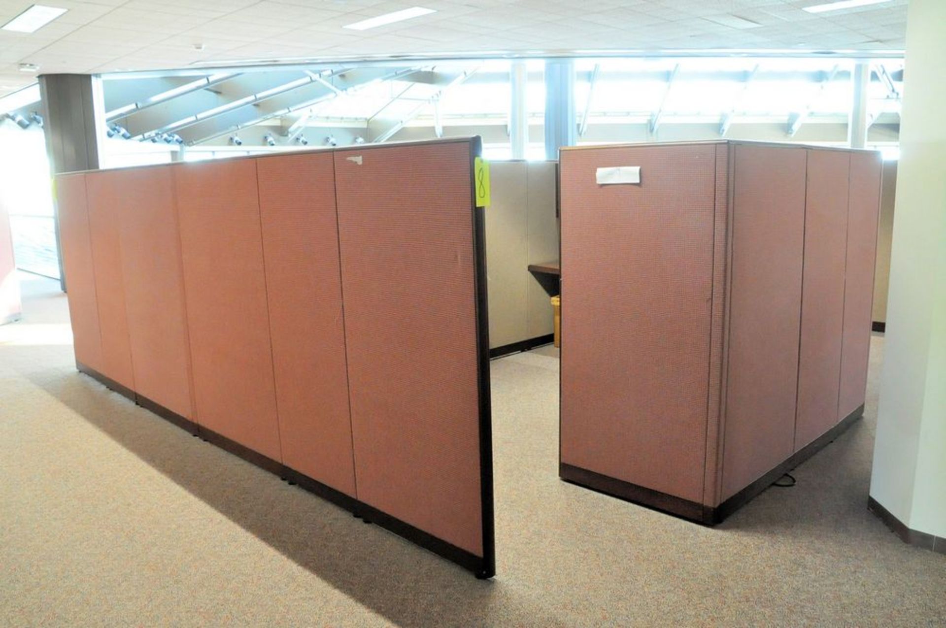 Lot-(6) Station Cubical Partition Work System with Furniture, (Atrium Edge), (4th Floor) - Image 6 of 16