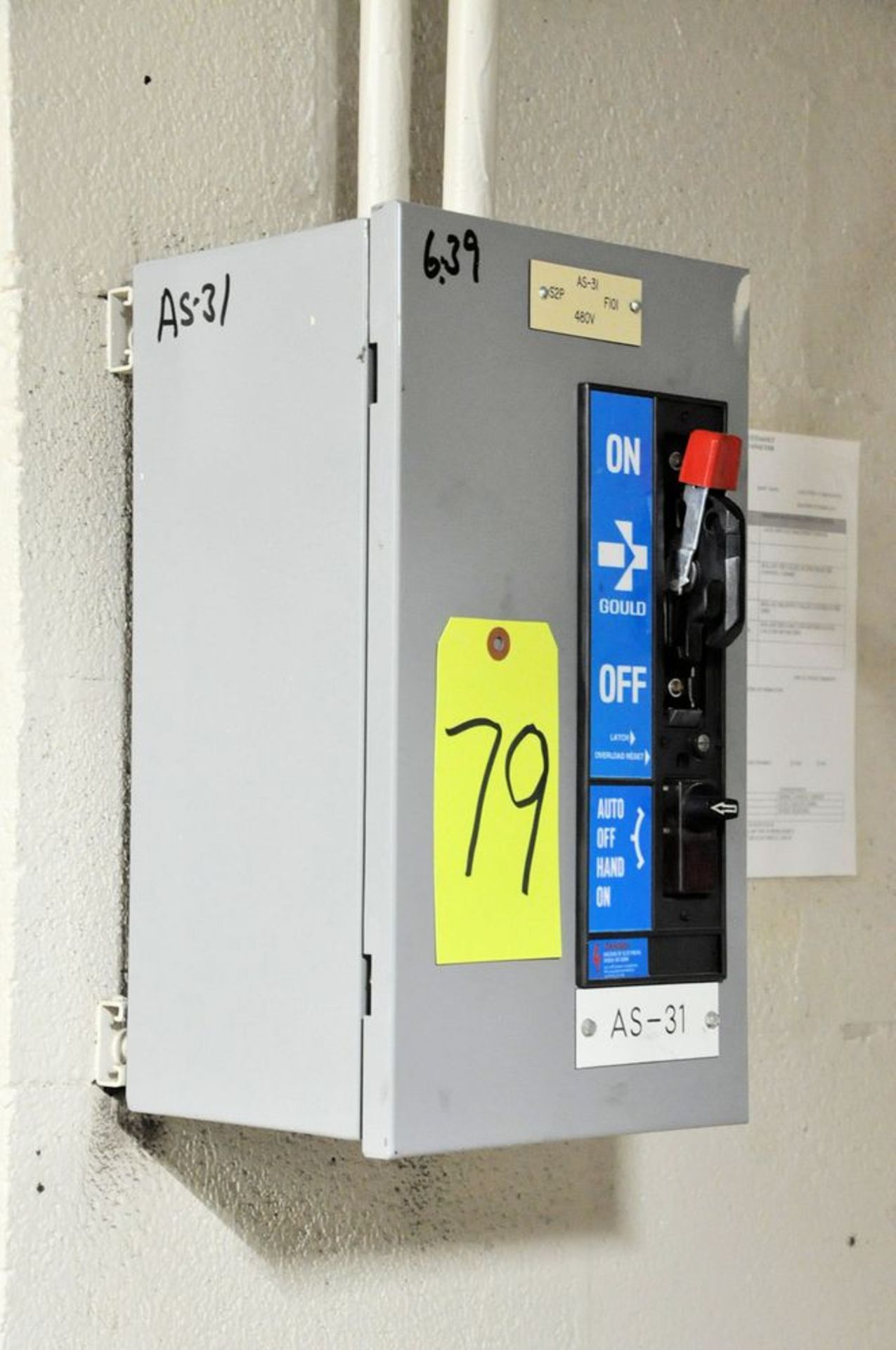 Trane Climate Changer Draw-Thru, S/n K83R07446, Electric Pre-Heat, with Cambridge Model S2A 20-60 - Image 6 of 8