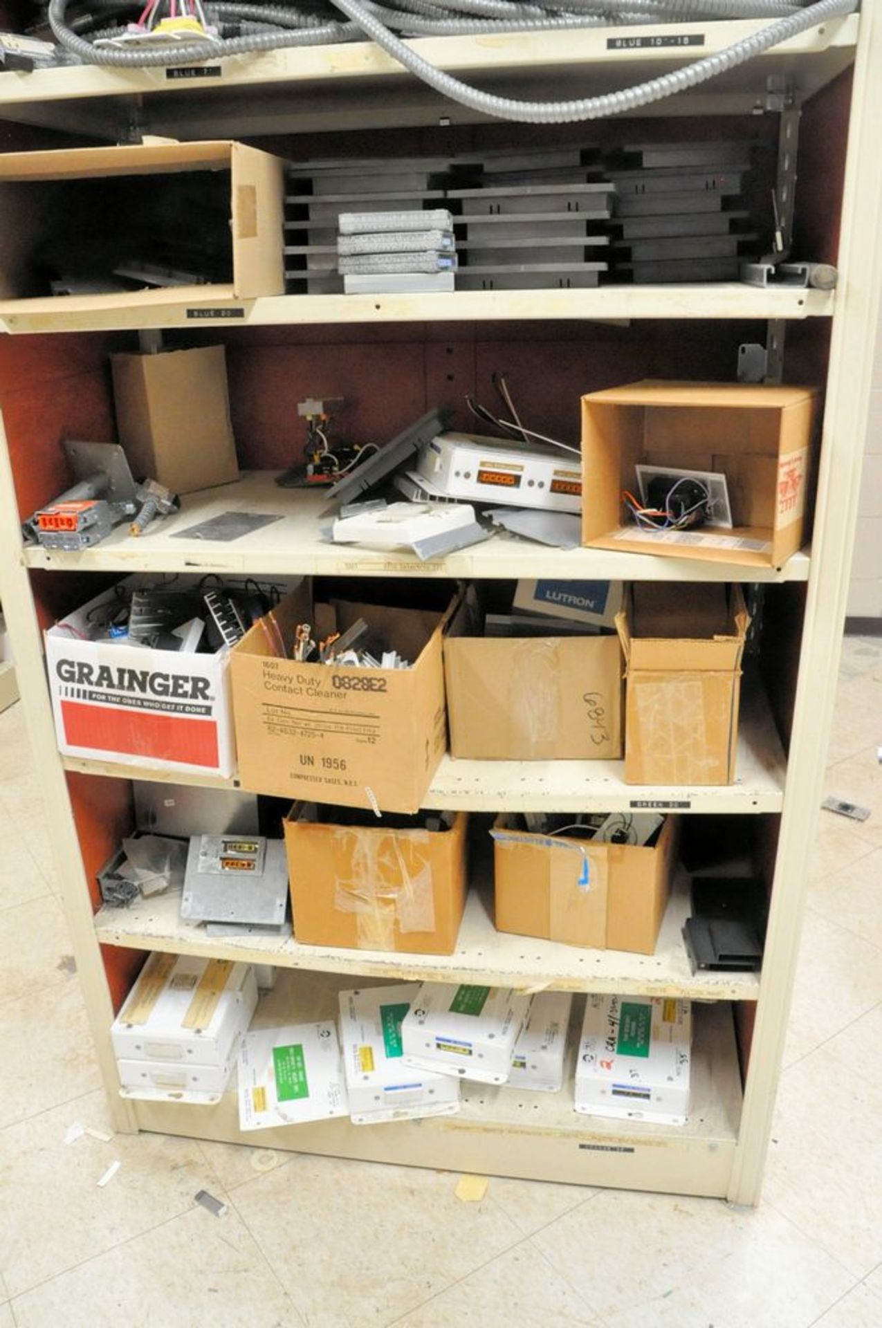 Lot-(5) Sections Shelving with General Maintenance Contents in (1) Group, (Maintenance Shop- - Image 3 of 11