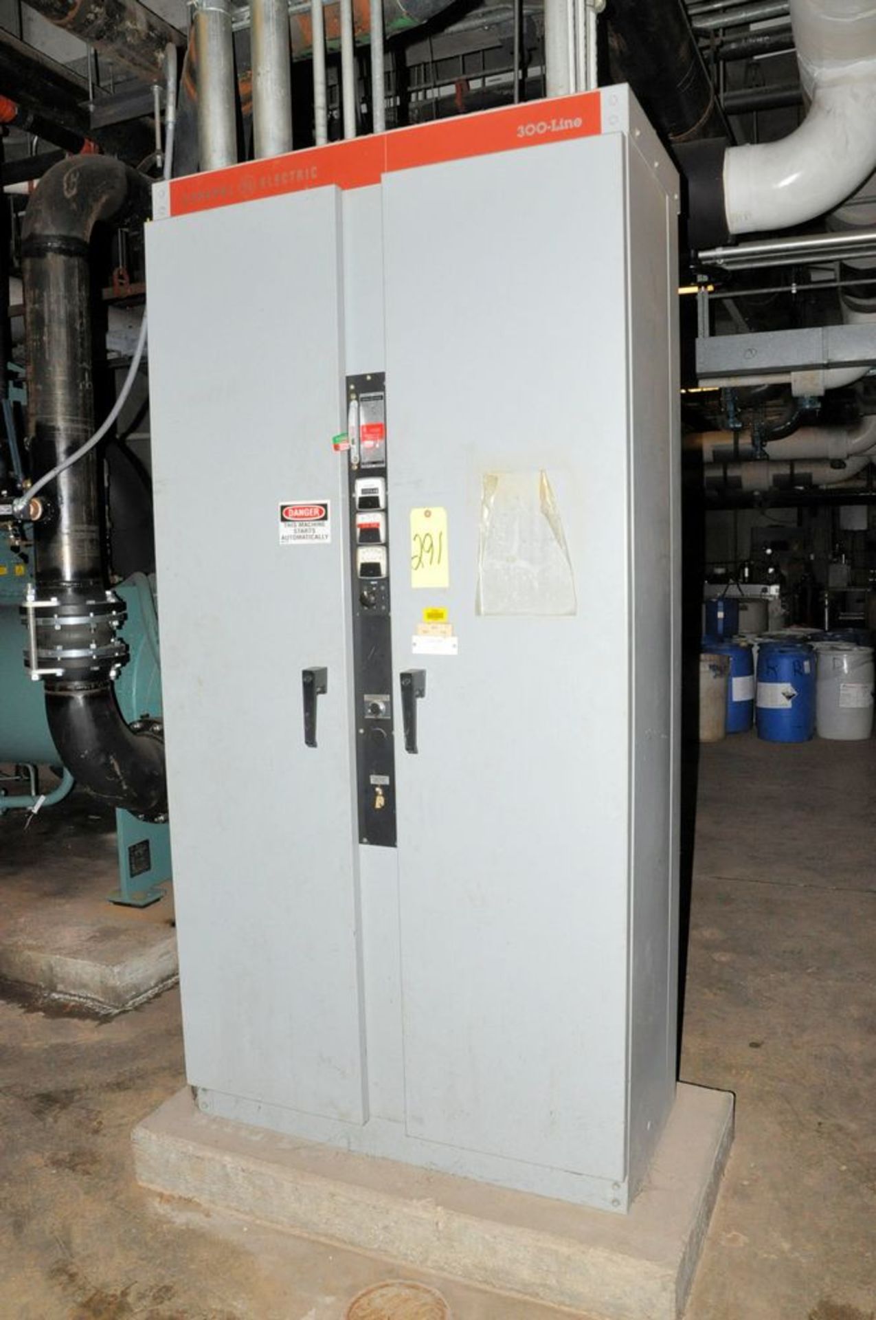 York Chiller #2, Model & S/n N/a, York/Borg Warner Controls, and General Electric 300-Line Starter - Image 5 of 8