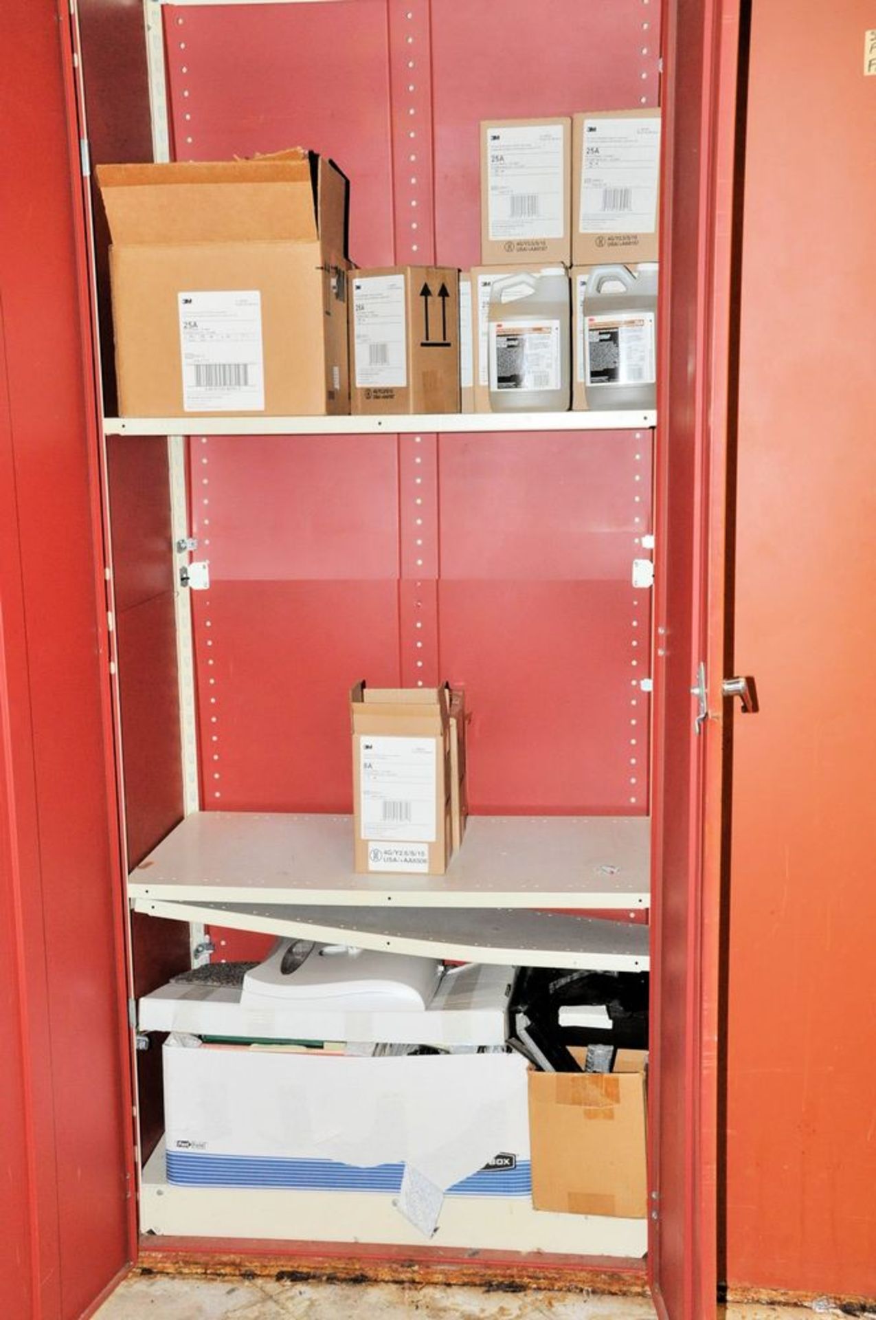 Lot-(4) 2-Door Storage Cabinets with Janitorial Supplies, (Custodial Storage), (1st Floor) - Image 2 of 5