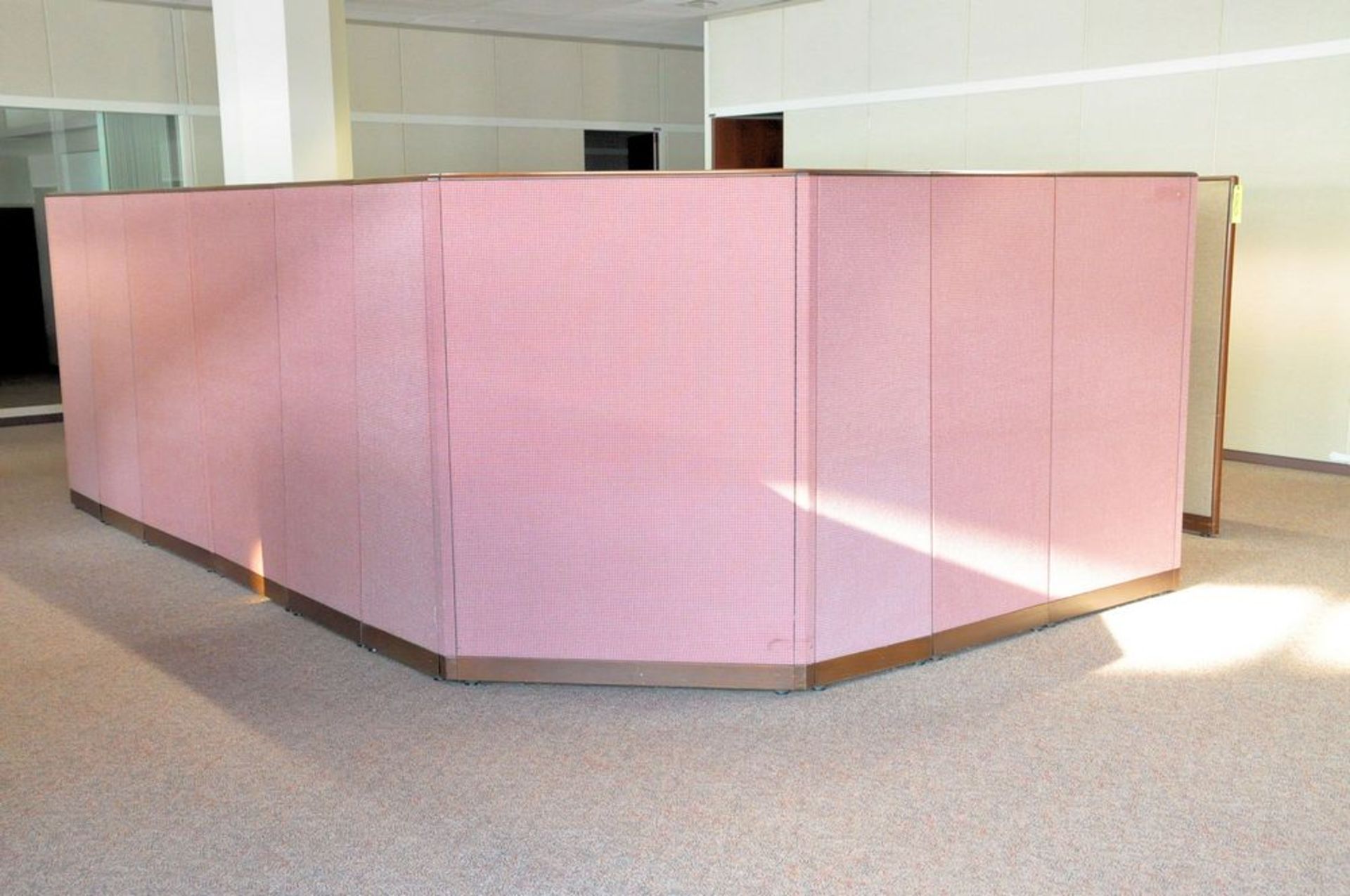 Lot-(6) Station Cubical Partition Work System with Furniture, (Atrium Edge), (4th Floor) - Image 4 of 16