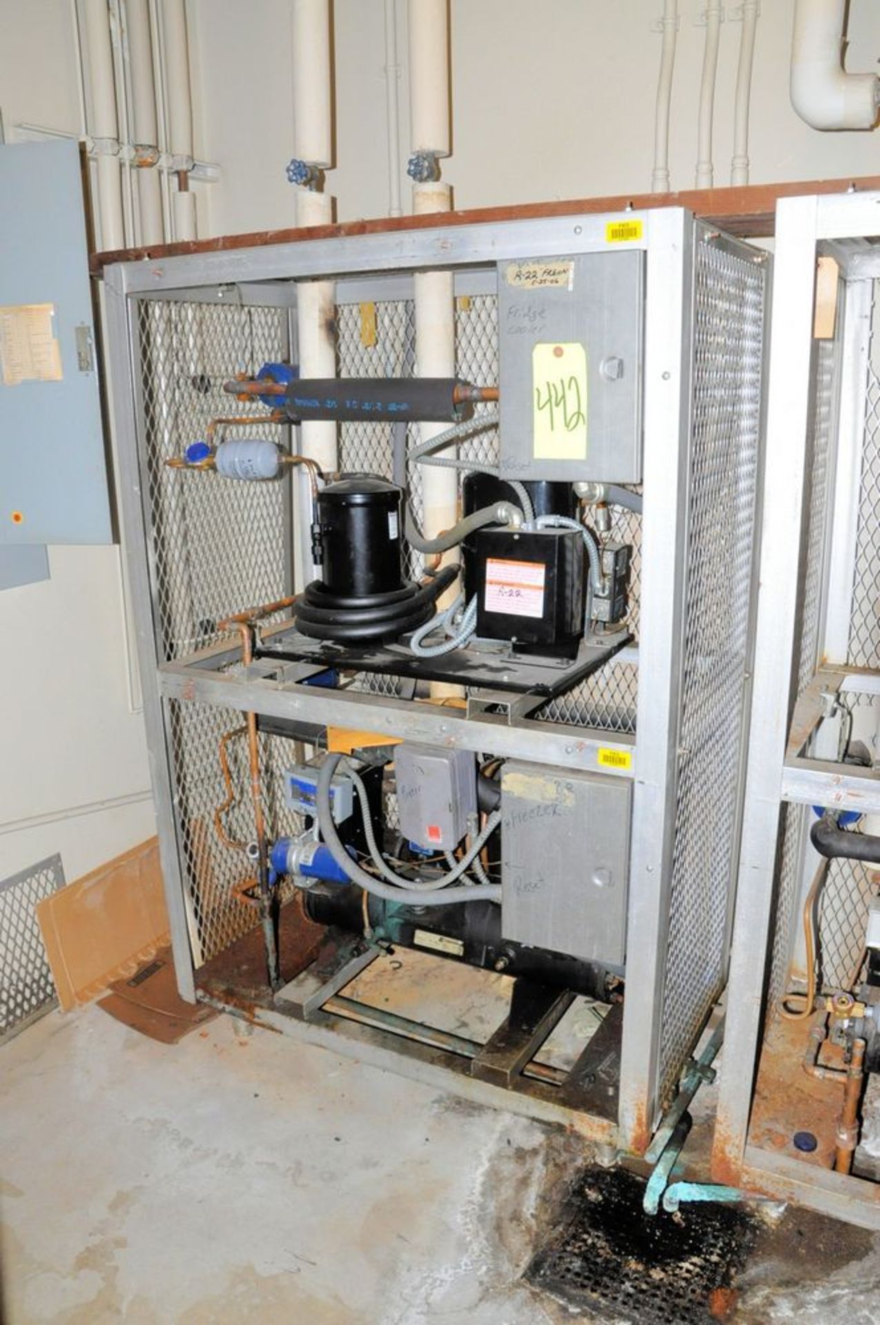 Refrigerant Compressor with Stand, (Storeroom Near Maintenance Shop), (1st Floor)
