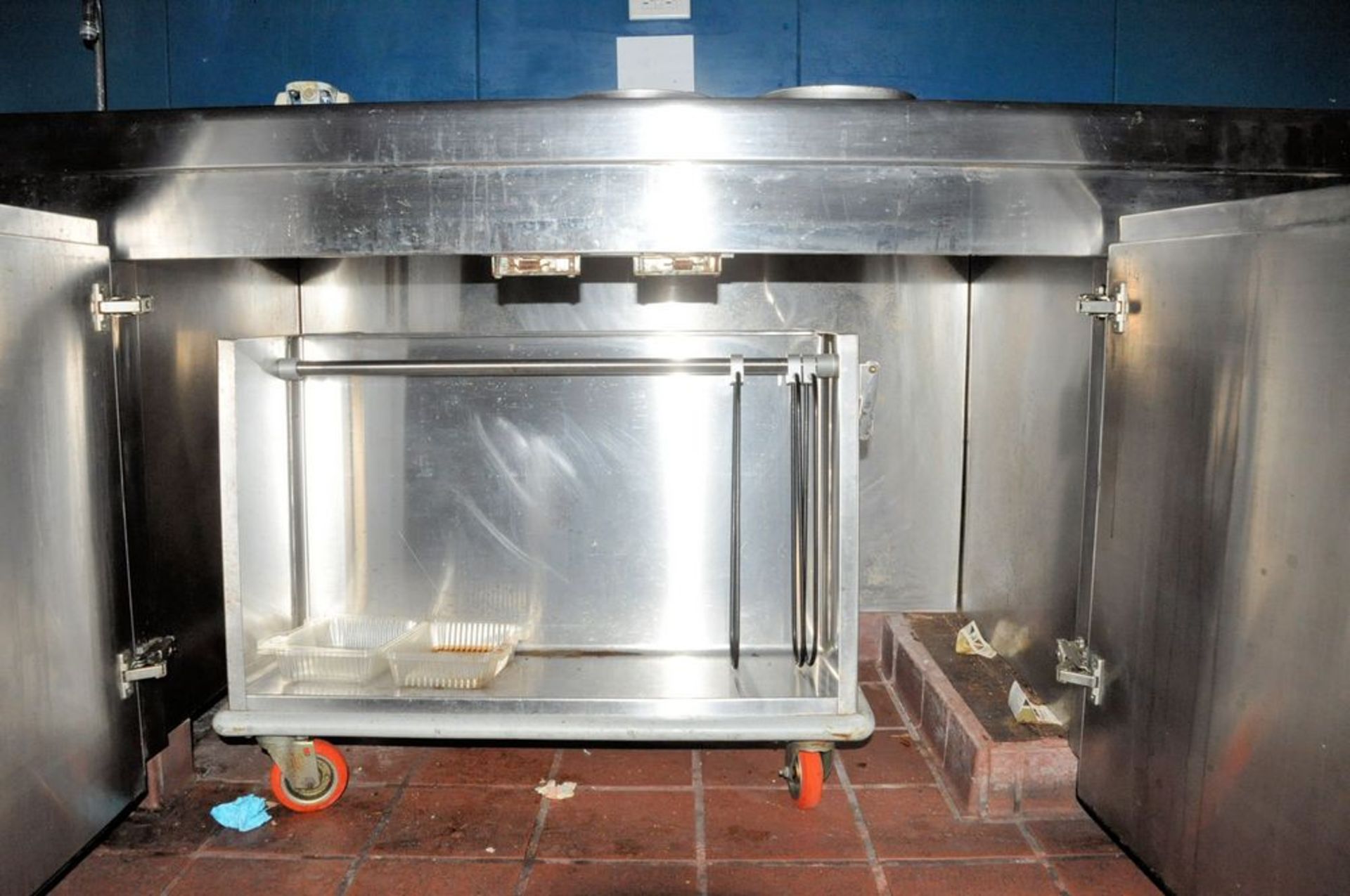 Stainless Steel Back Counter with Under Counter Enclosed Storage, 32" x 14' 6", (Main Kitchen Area), - Image 6 of 7