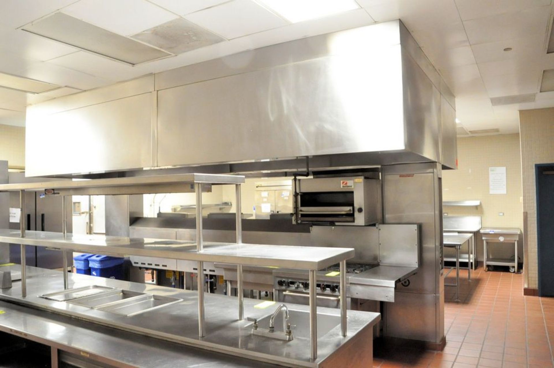 Stainless Steel 10' x 18' Exhaust Hood with Fire Suppression, (Main Kitchen Area-Back Kitchen), (1st - Image 3 of 7