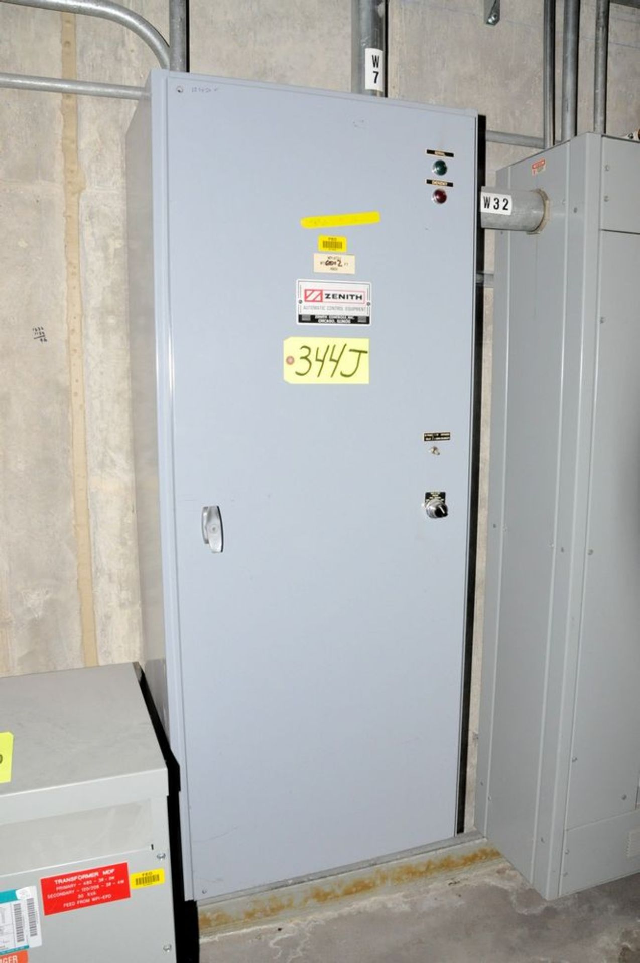 Zenith Model ZTS41E-5AAEHLLRTUW-VS, Automatic Transfer Switch, S/n 124510C, 400-Amp, 480v