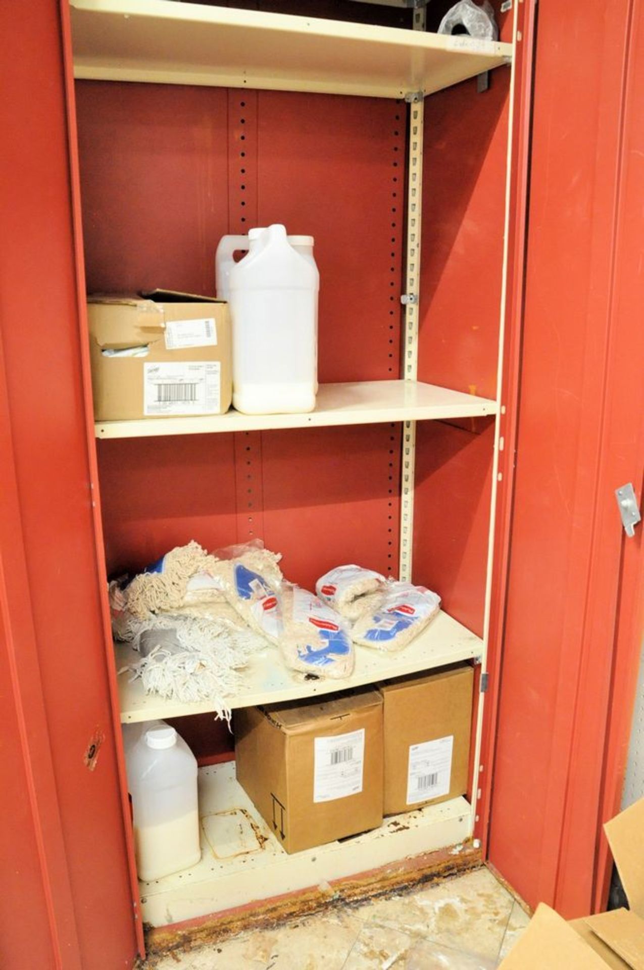 Lot-(4) 2-Door Storage Cabinets with Janitorial Supplies, (Custodial Storage), (1st Floor) - Image 5 of 5