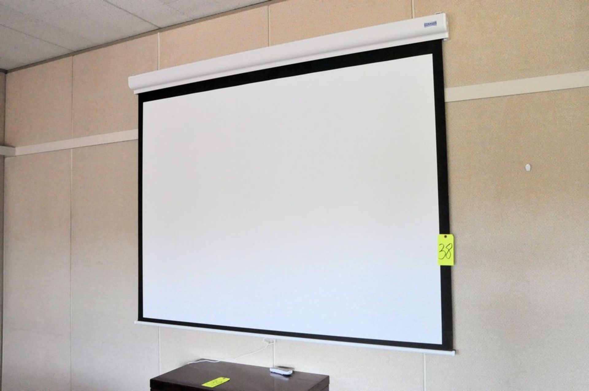 Lot-(1) Hitachi CP-X3015WN Projector and (1) Wall Mounted Projector Screen in (1) Room), (TR4- - Image 2 of 3
